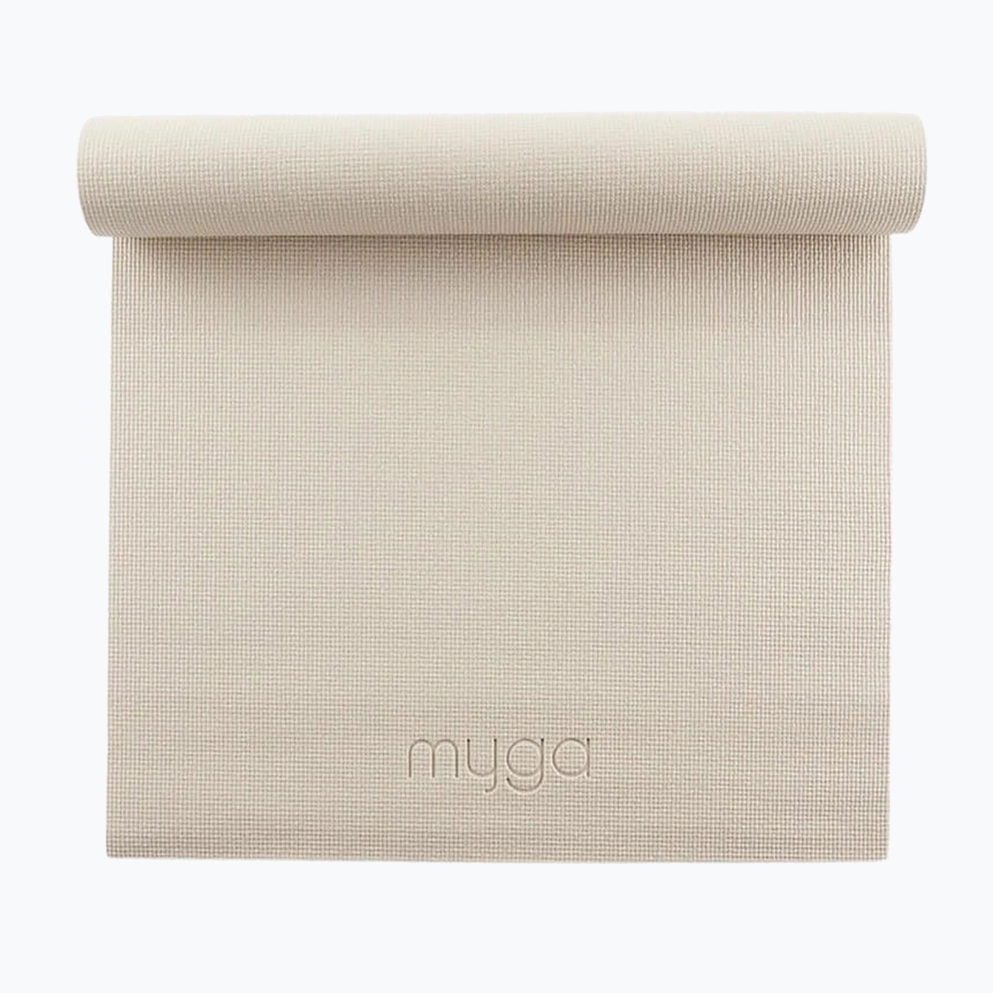 Covoraș de yoga Myga Entry Level 4 mm ecru