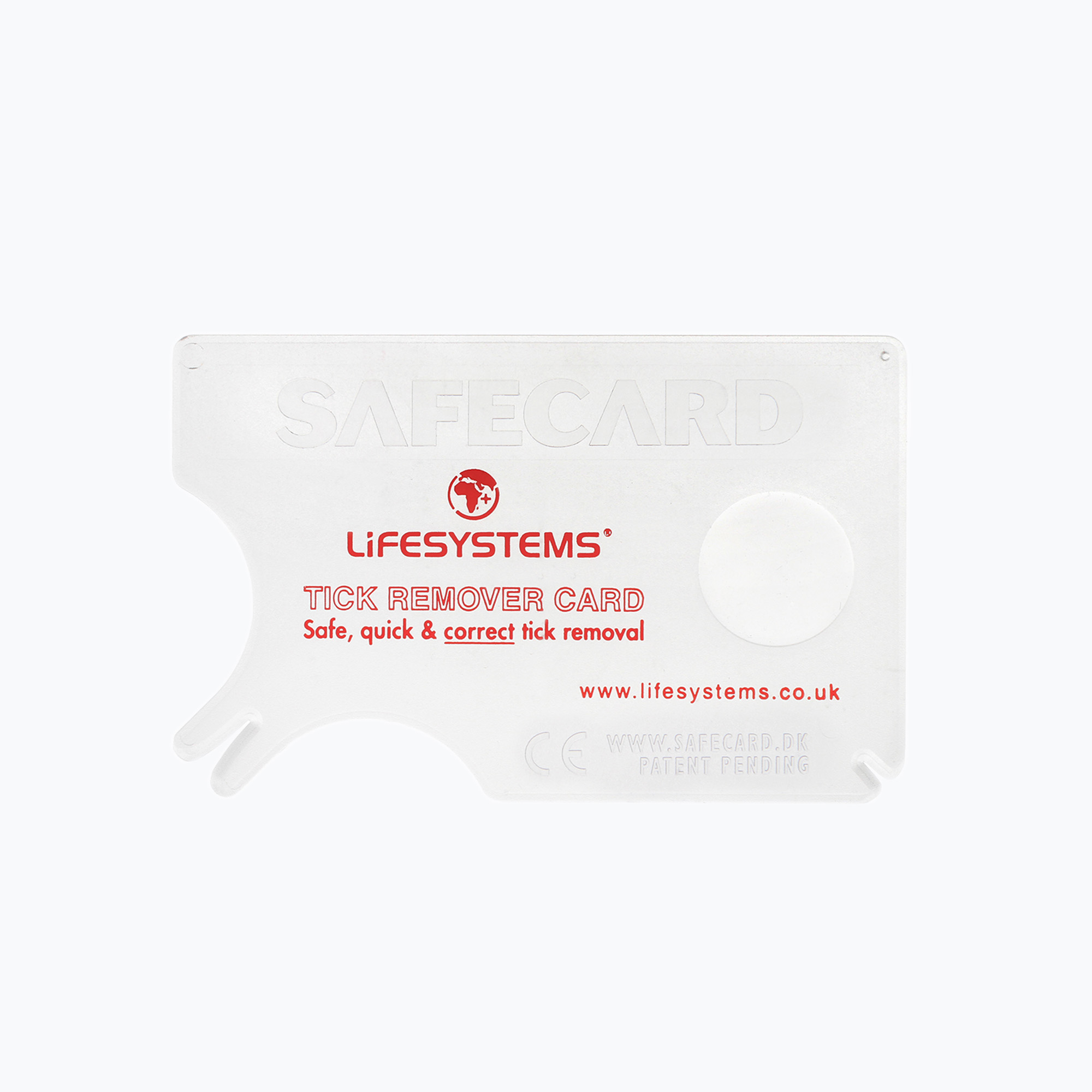 Lifesystems Trick Remover Card white LM34020 инструмент за премахване на кърлежи