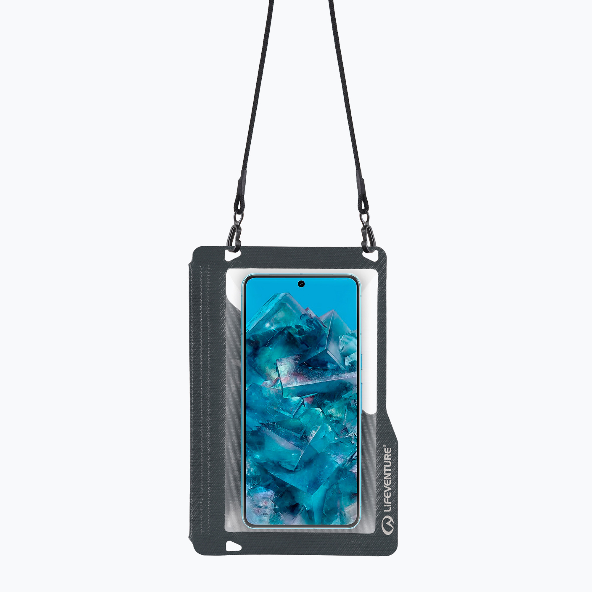 Etui impermeabil pentru telefon Lifeventure Waterproof Phone Case Plus grey