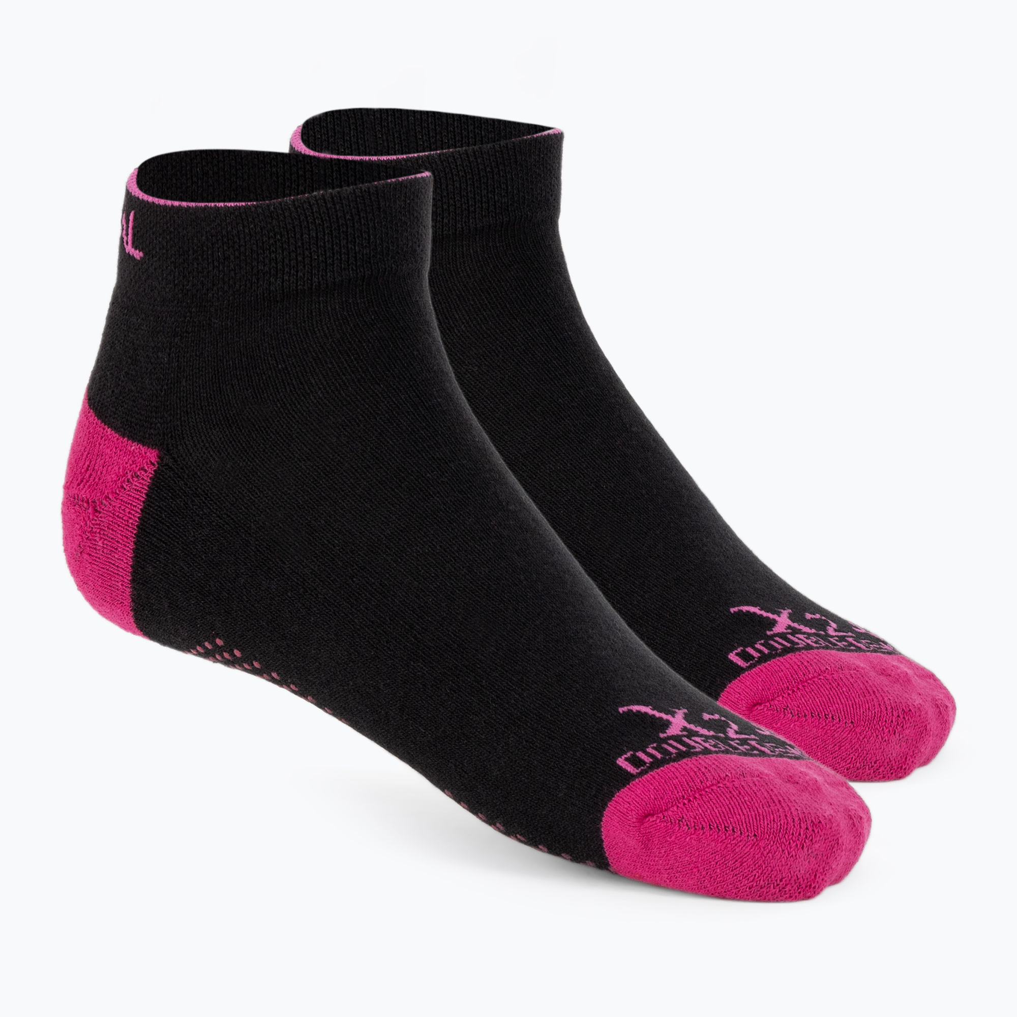 Дамски чорапи за тенис Karakal X2  Trainer black/pink KC538