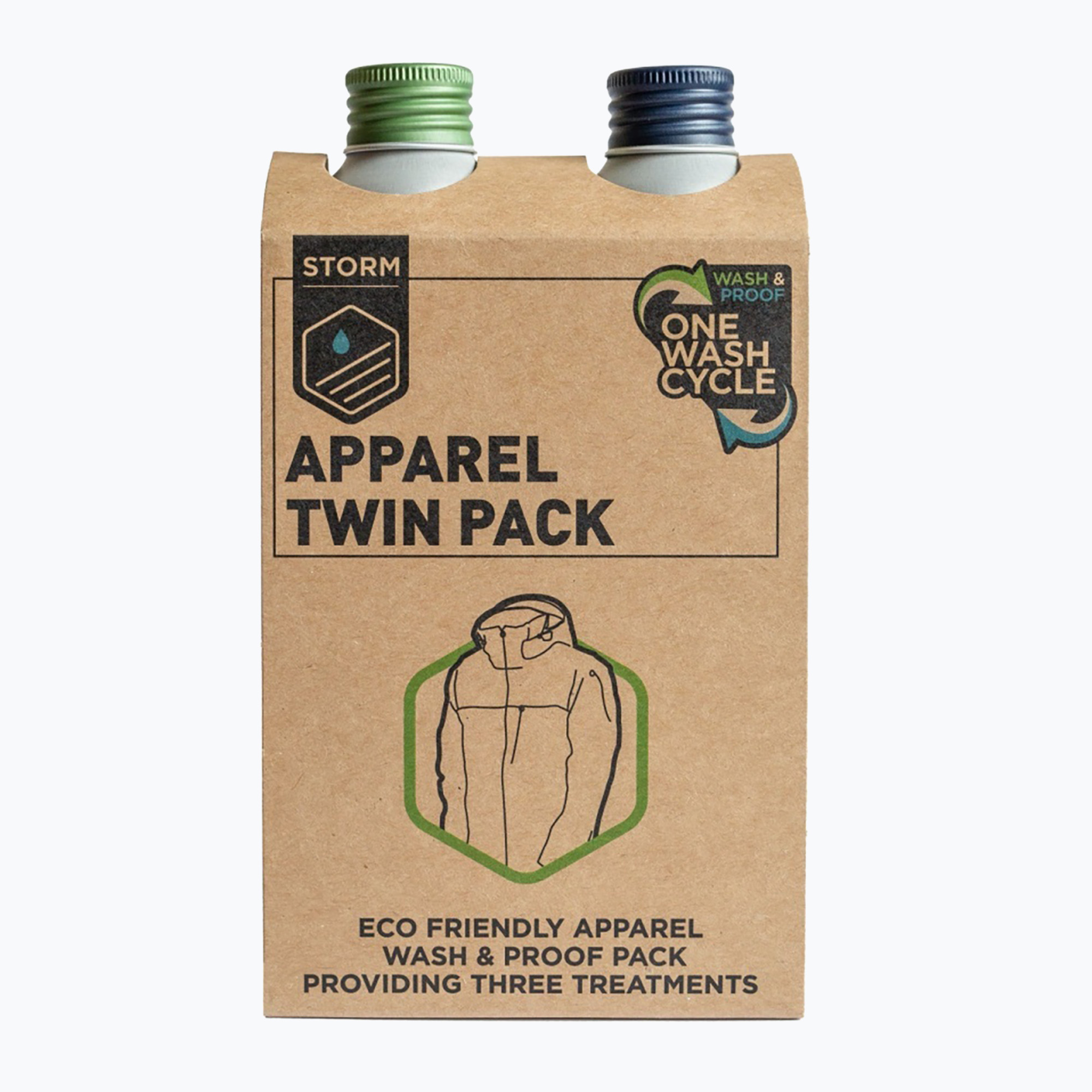 Течности за пране на дрехи STORM Apparel Wash Twin Pack 225 ml