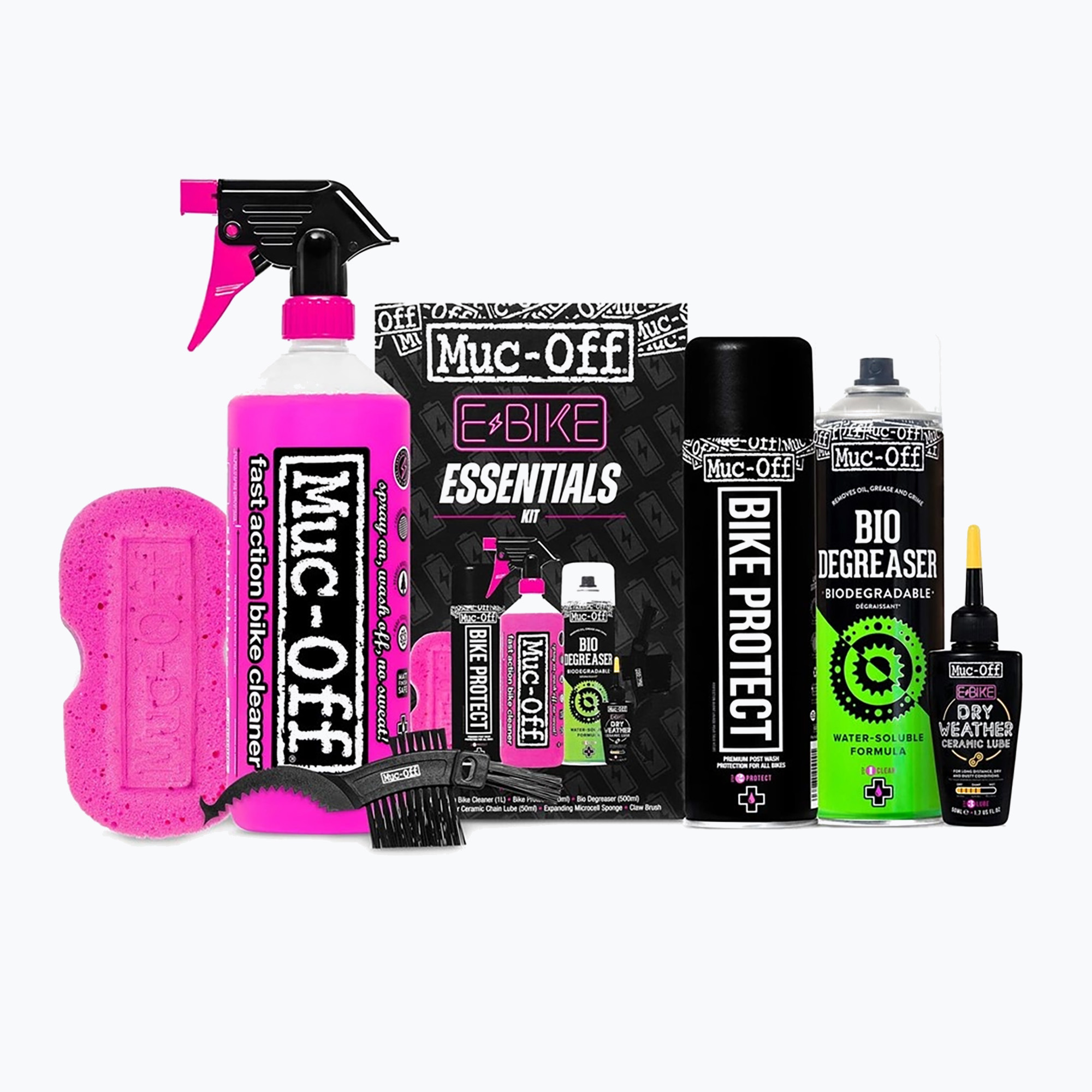 Muc-Off ebike Essentials Bicycle Clean Protect&Lube Kit