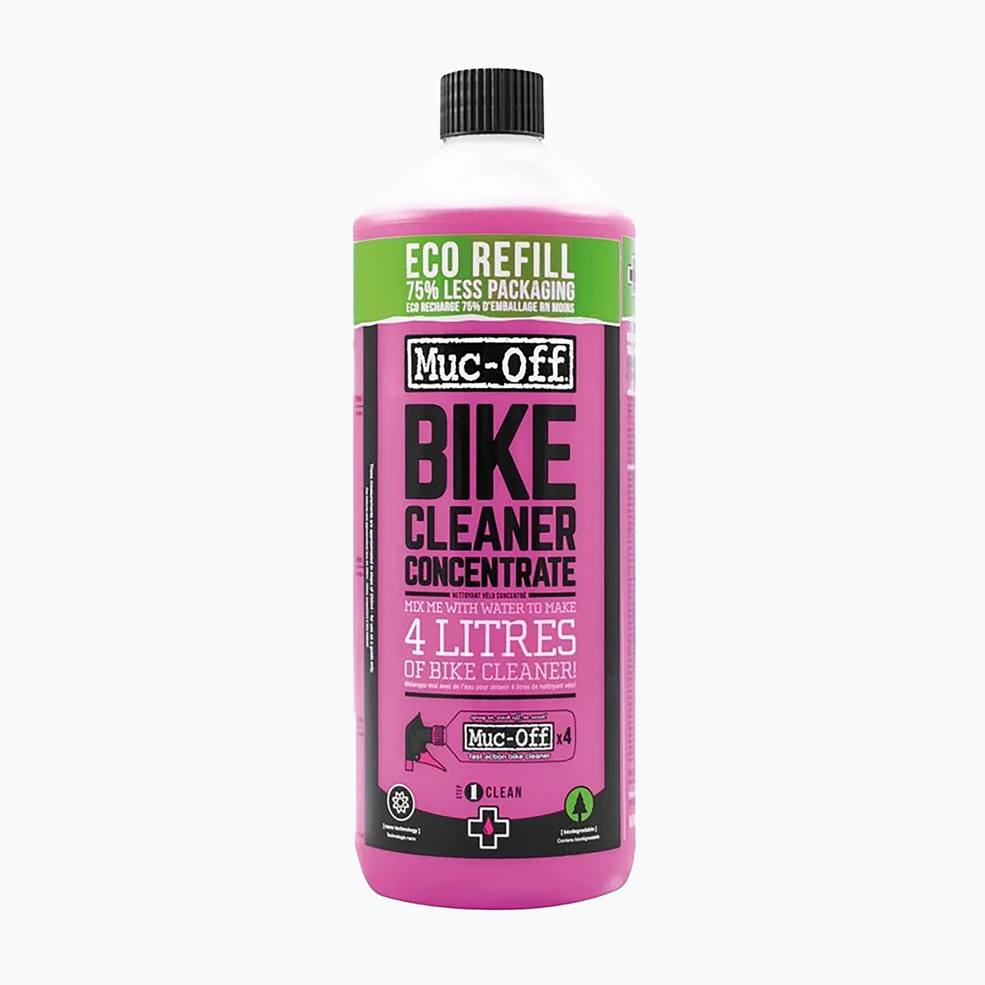 Muc-Off Detergente per biciclette concentrato 1000 ml (1000 ml) (Bike Cleaner Concentrate 347)