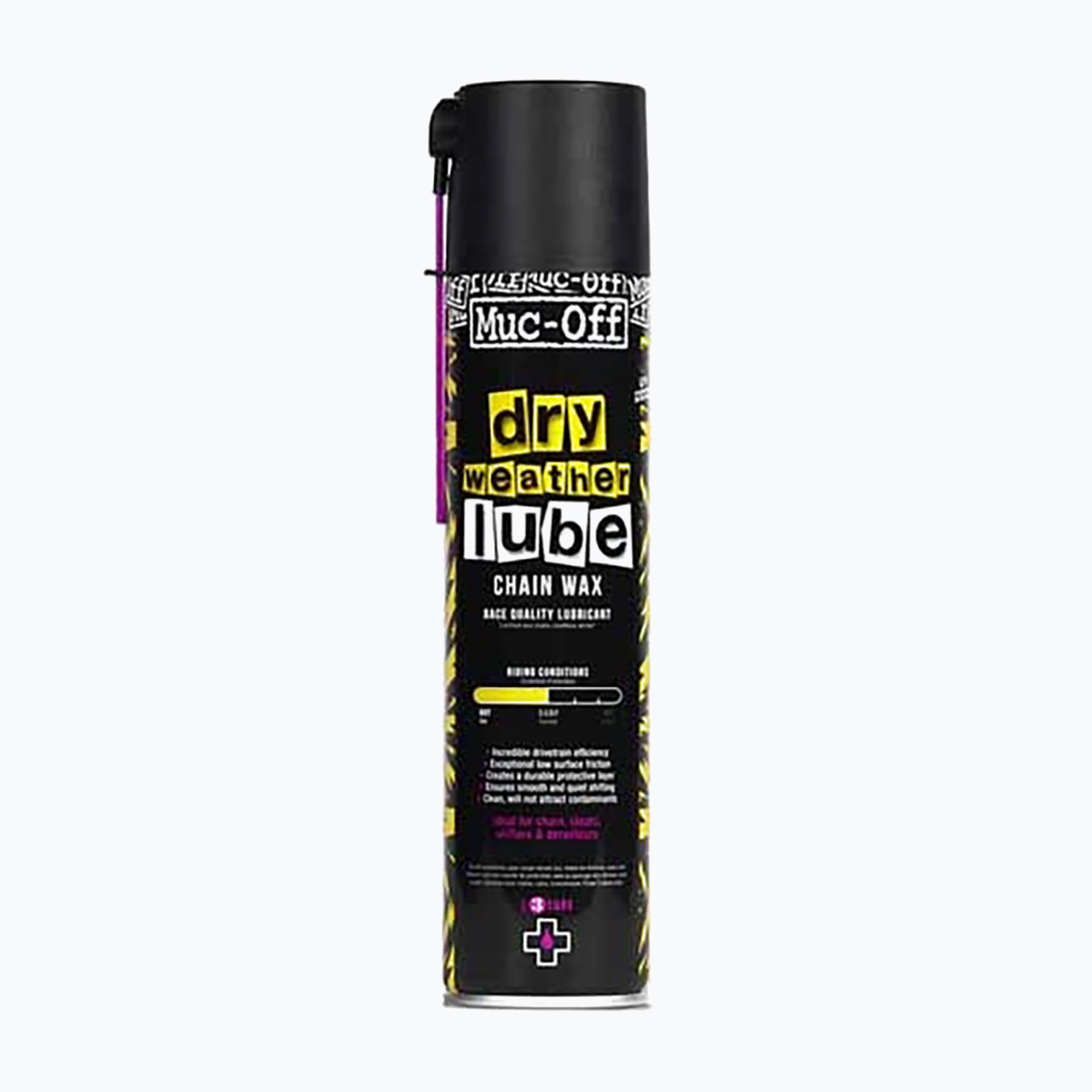 Muc-Off Dry Lube Cera per catene Aerosol 400 ml (400 ml) (Dry Lube Chain Wax Aerosol 949)