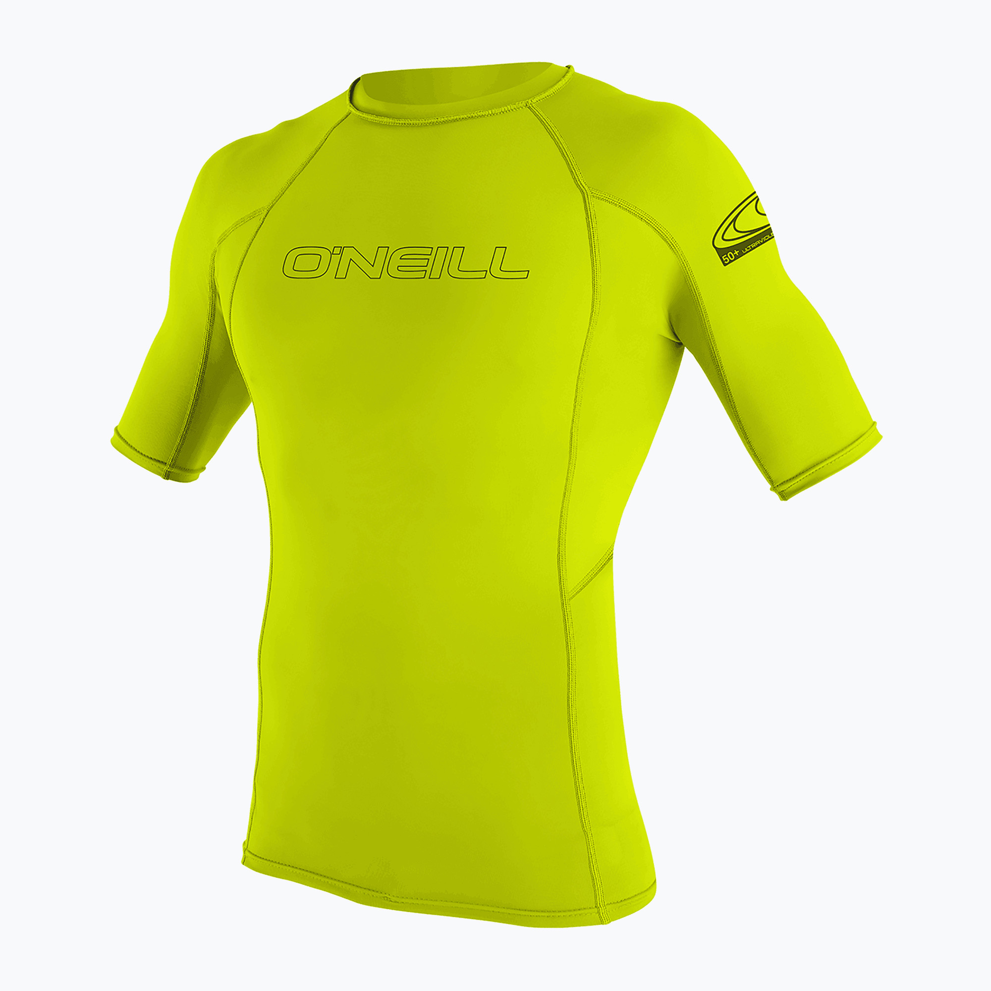 Bărbați O'Neill Basic Skins Rash Guard tricou de înot pentru bărbați lime