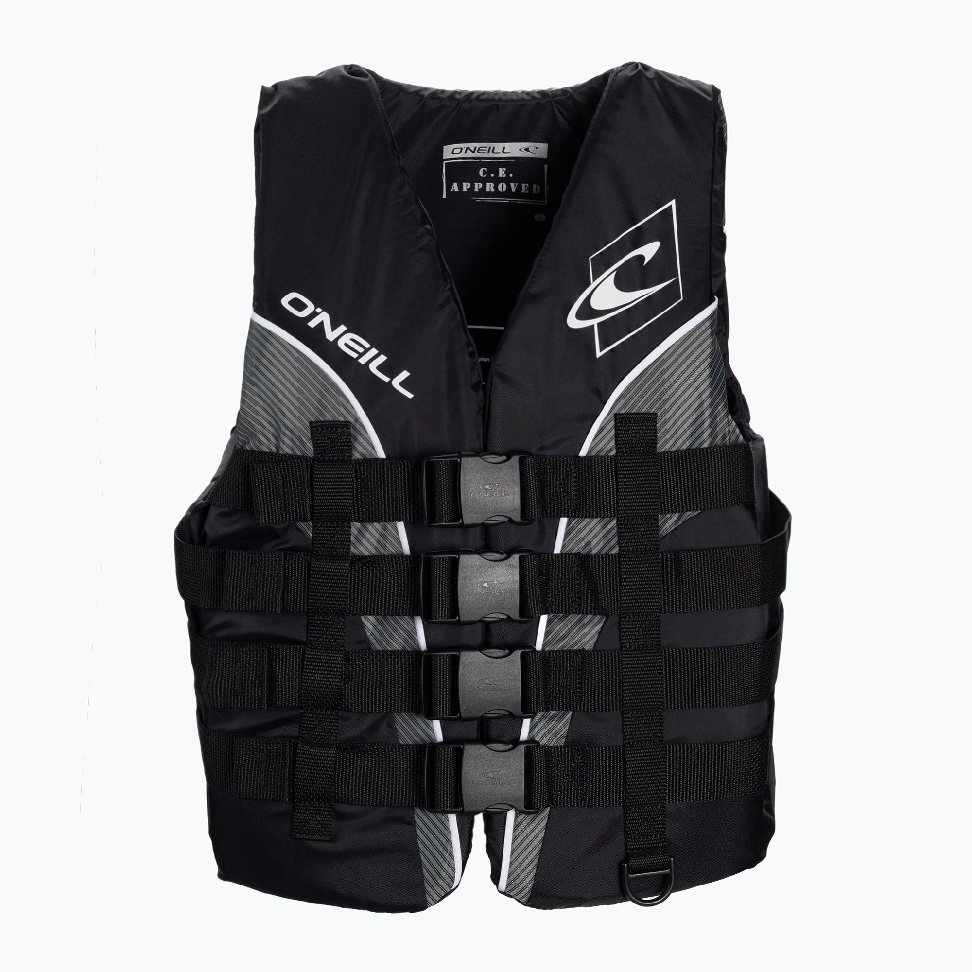 Kamizelka asekuracyjna O'Neill Superlite 50N ISO Vest black/black/smoke/white 