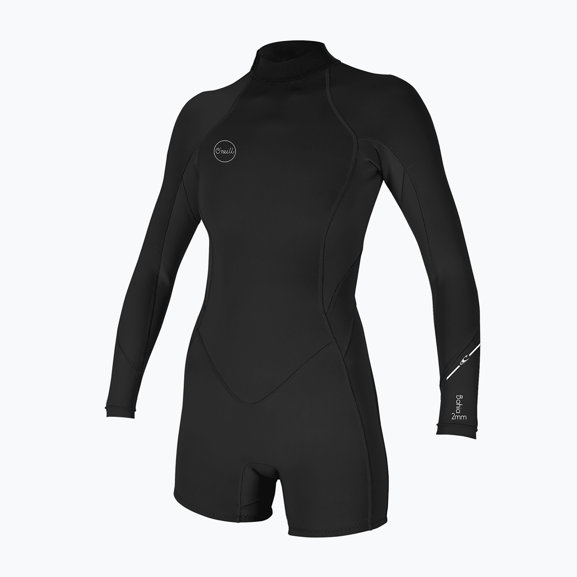 Pianka do pływania damska O'Neill Bahia 2/1 mm Back Zip Spring black/black/black 