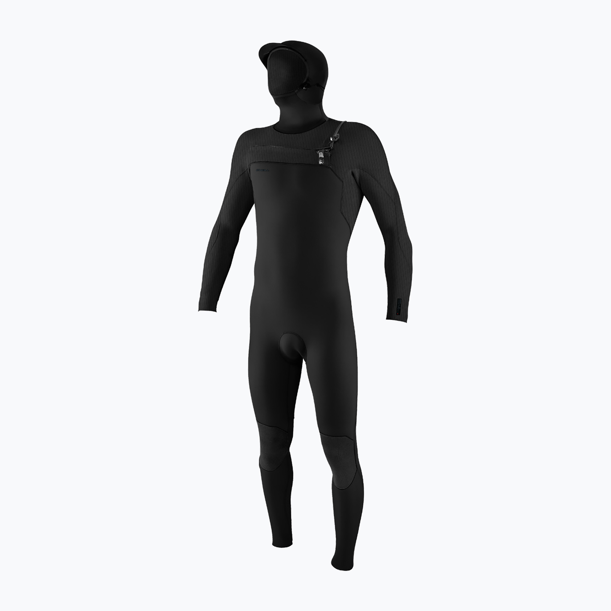 Мъжки неопреннов костюм за плуване O'Neill Hyperfreak 4/3  mm Chest Zip with Hood black/black
