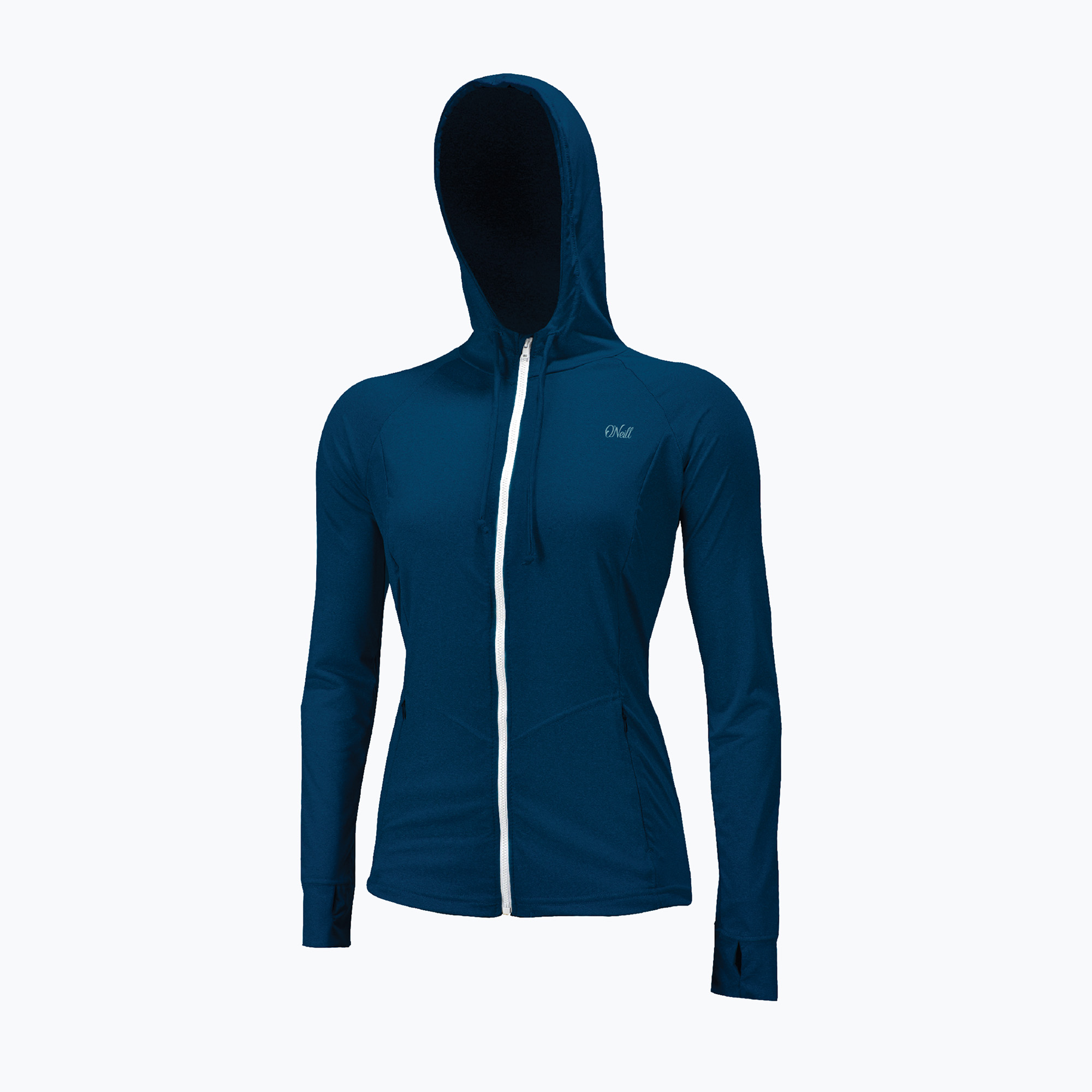 Bluza neoprenowa damska O'Neill Blueprint Full Zip Sun Hoodie deep sea