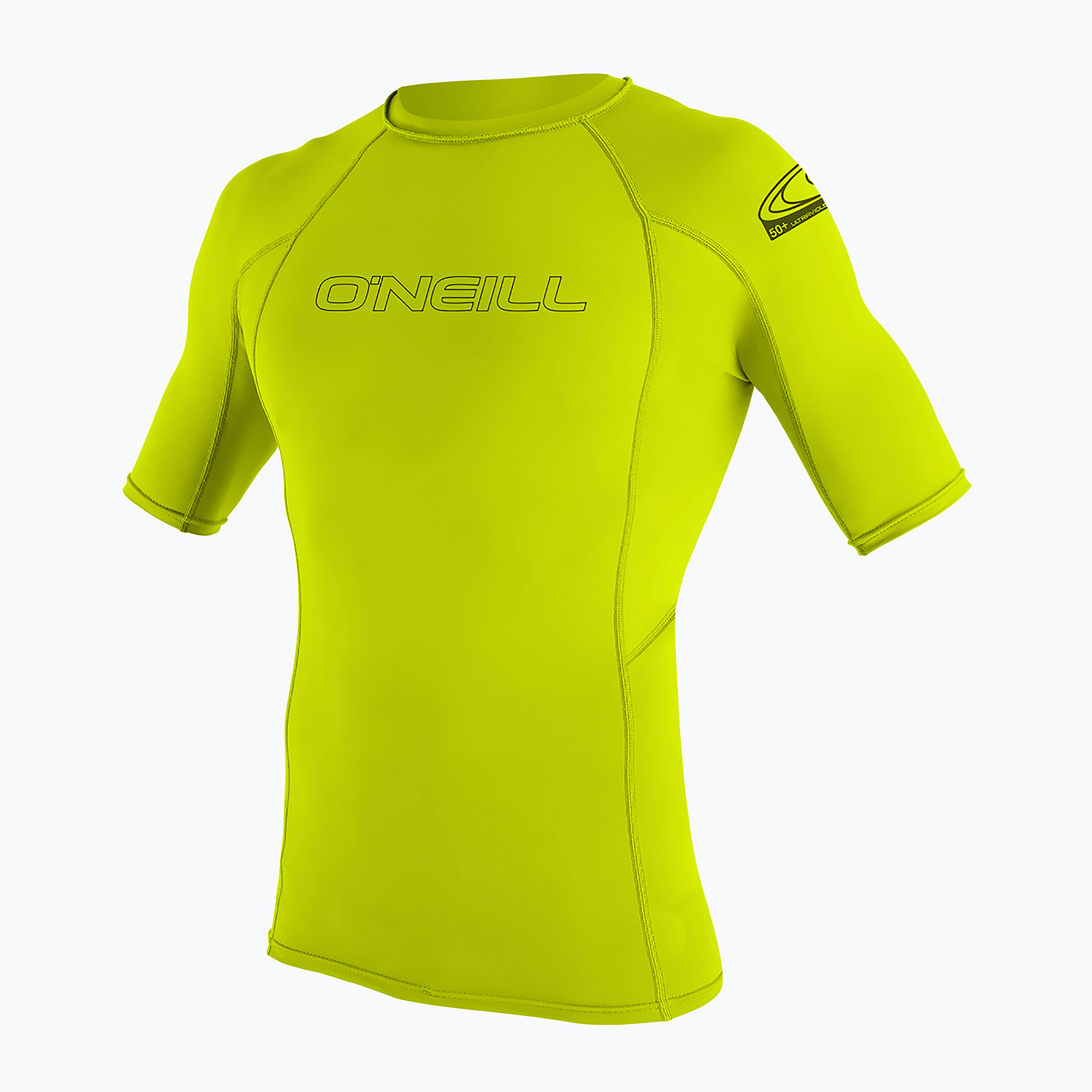 Детска тениска за плуване O'Neill Youth Basic Skins Rash Guard lime