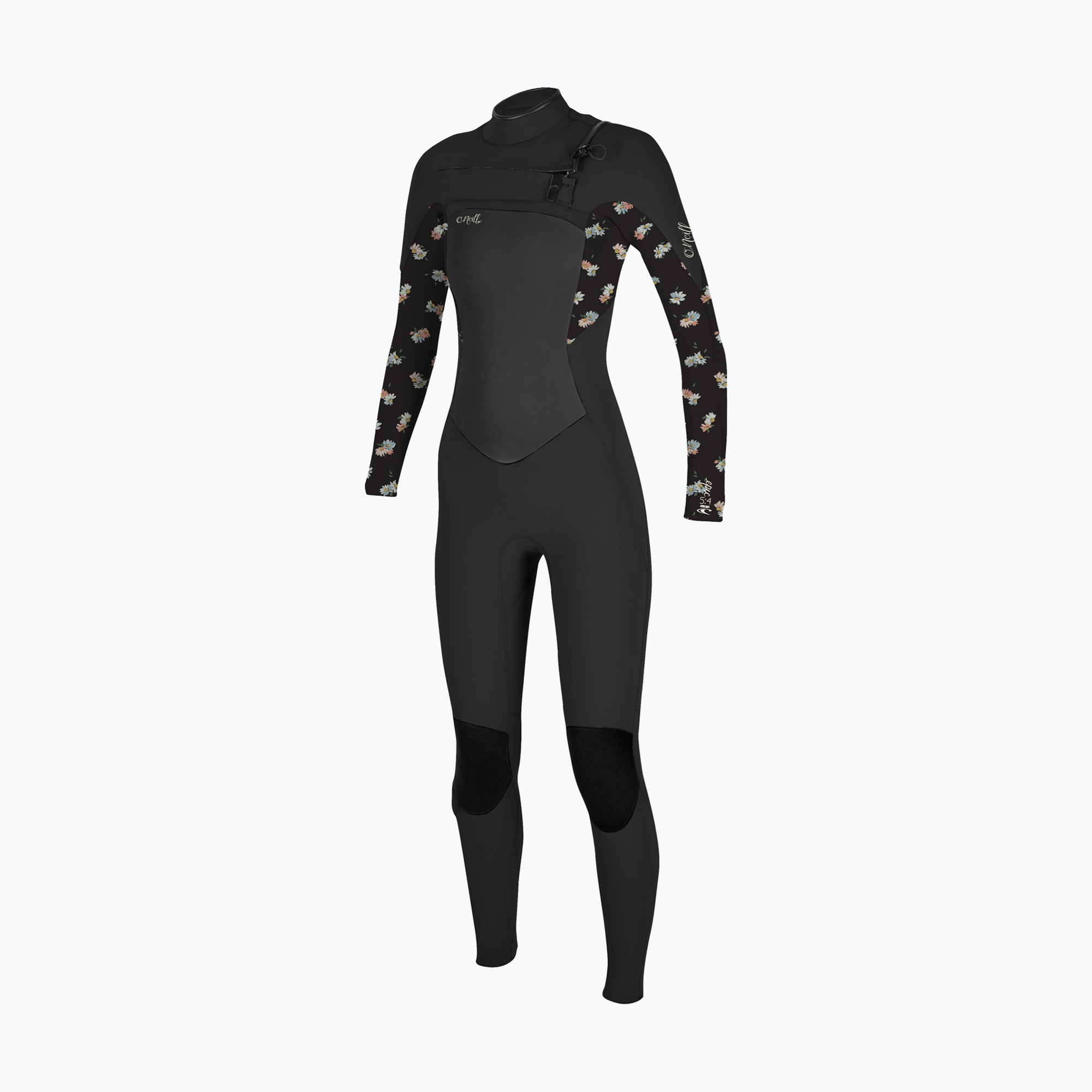 Pianka do pływania damska O'Neill Epic 5/4 mm Chest Zip Full black/cindydaisy 