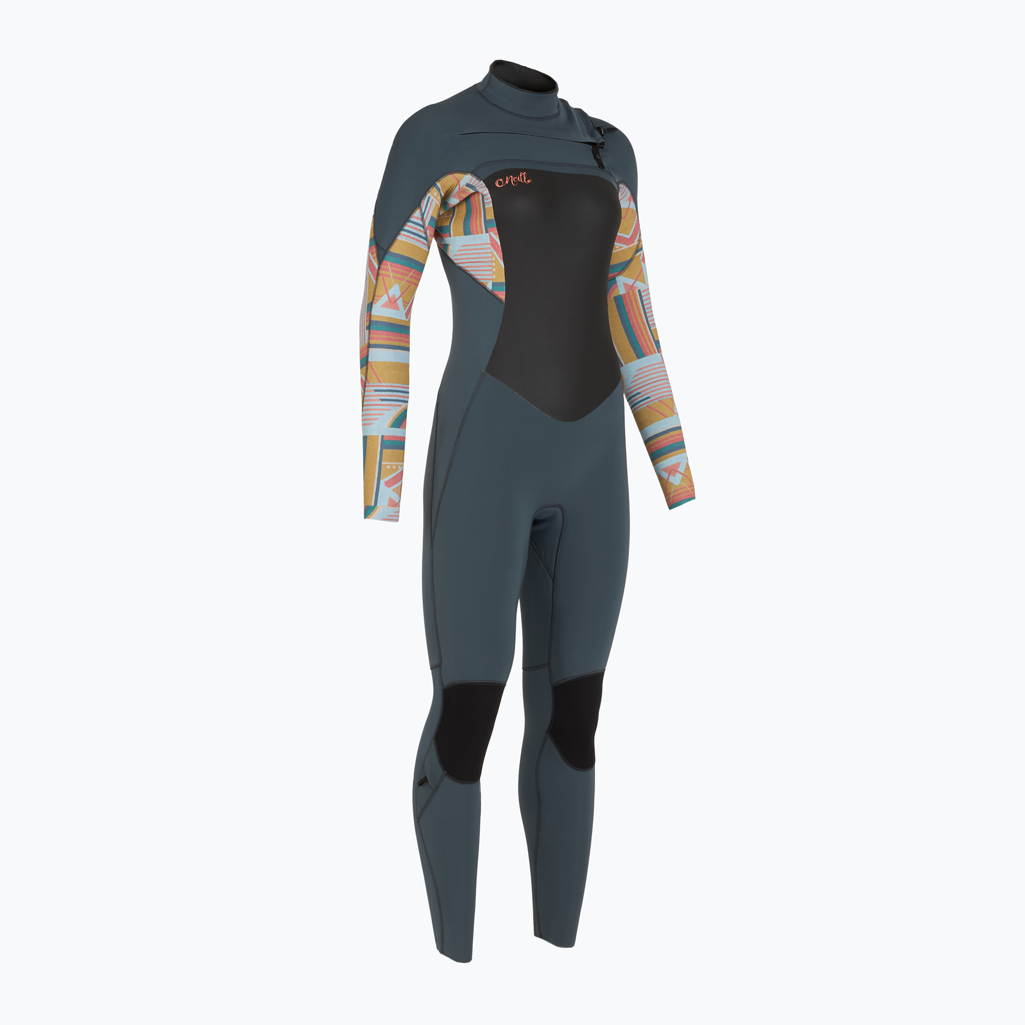 Pianka do pływania damska O'Neill Epic 4/3 mm Chest Zip Full shade/arta geo 