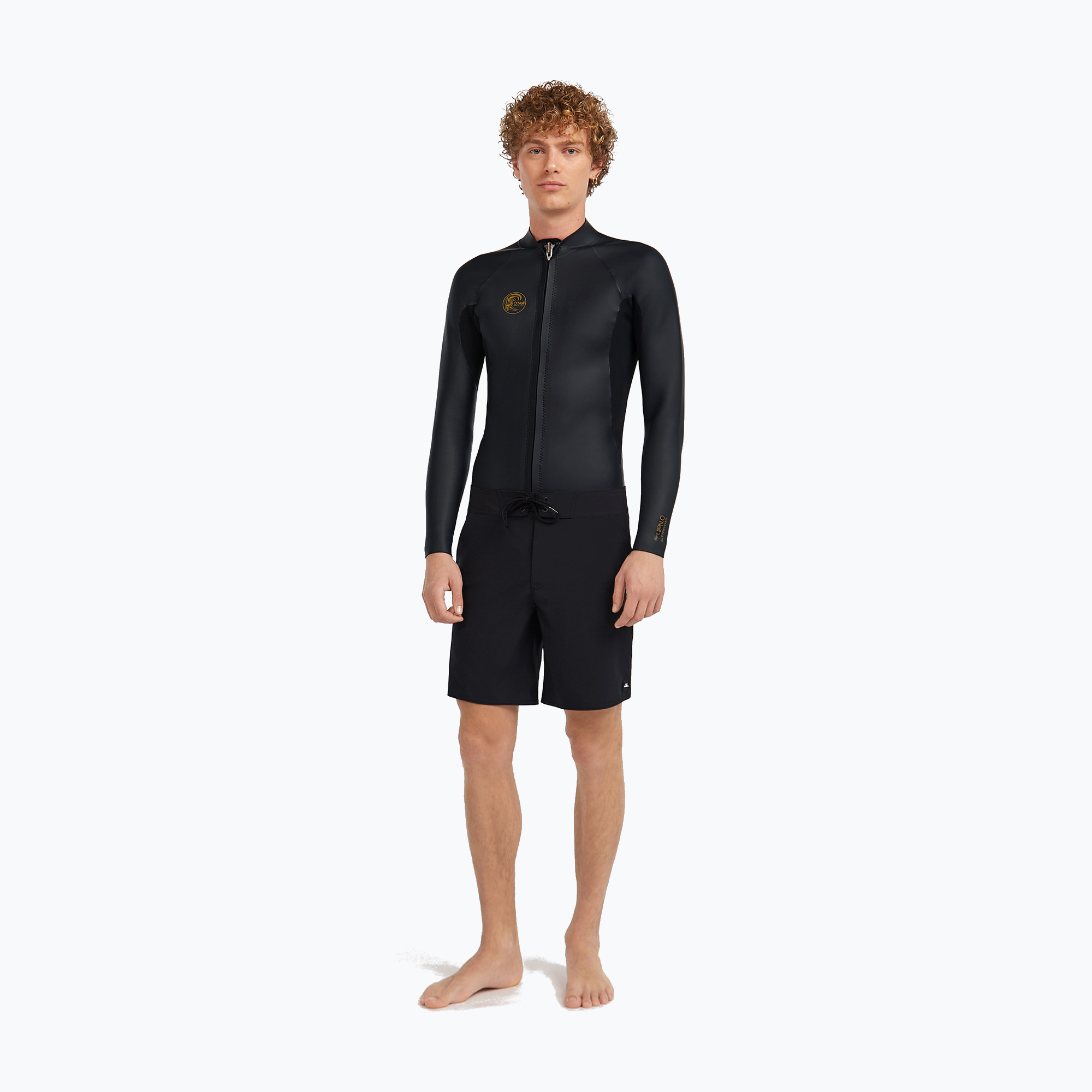 Мъжко неопреново яке O'Neill O'Riginal 2 mm Beavertail Full Zip Jacket black/black