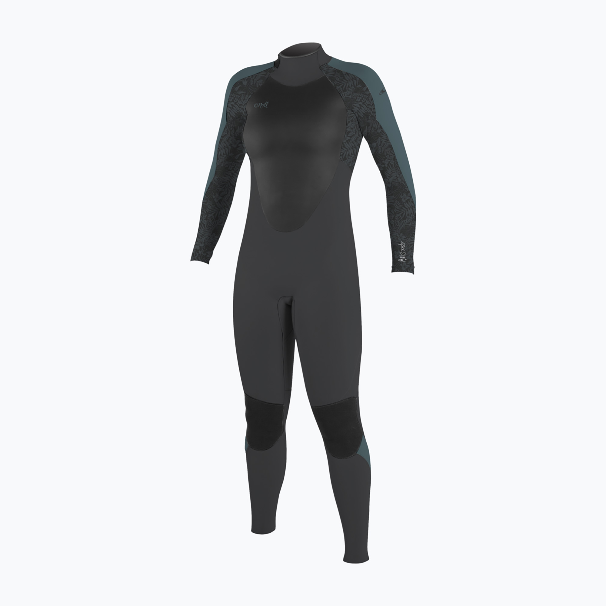Pianka do pływania damska O'Neill Epic 3/2 Back Zip Full IT1 tempered steel/shaded island sky/shade