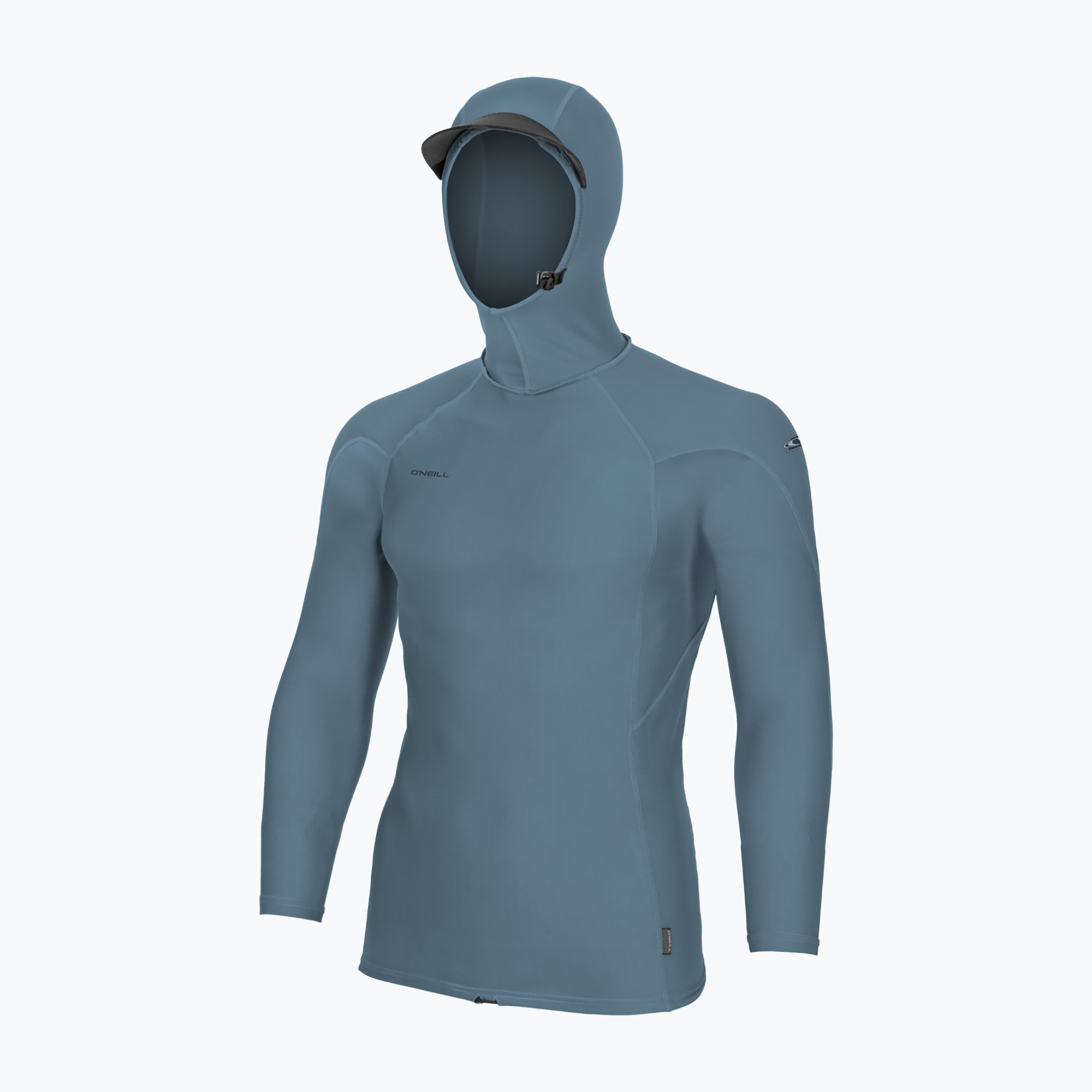 Longsleeve do pływania męski O'Neill Hyperfreak Skins Rash Guard Hooded blue fusion/blue fusion