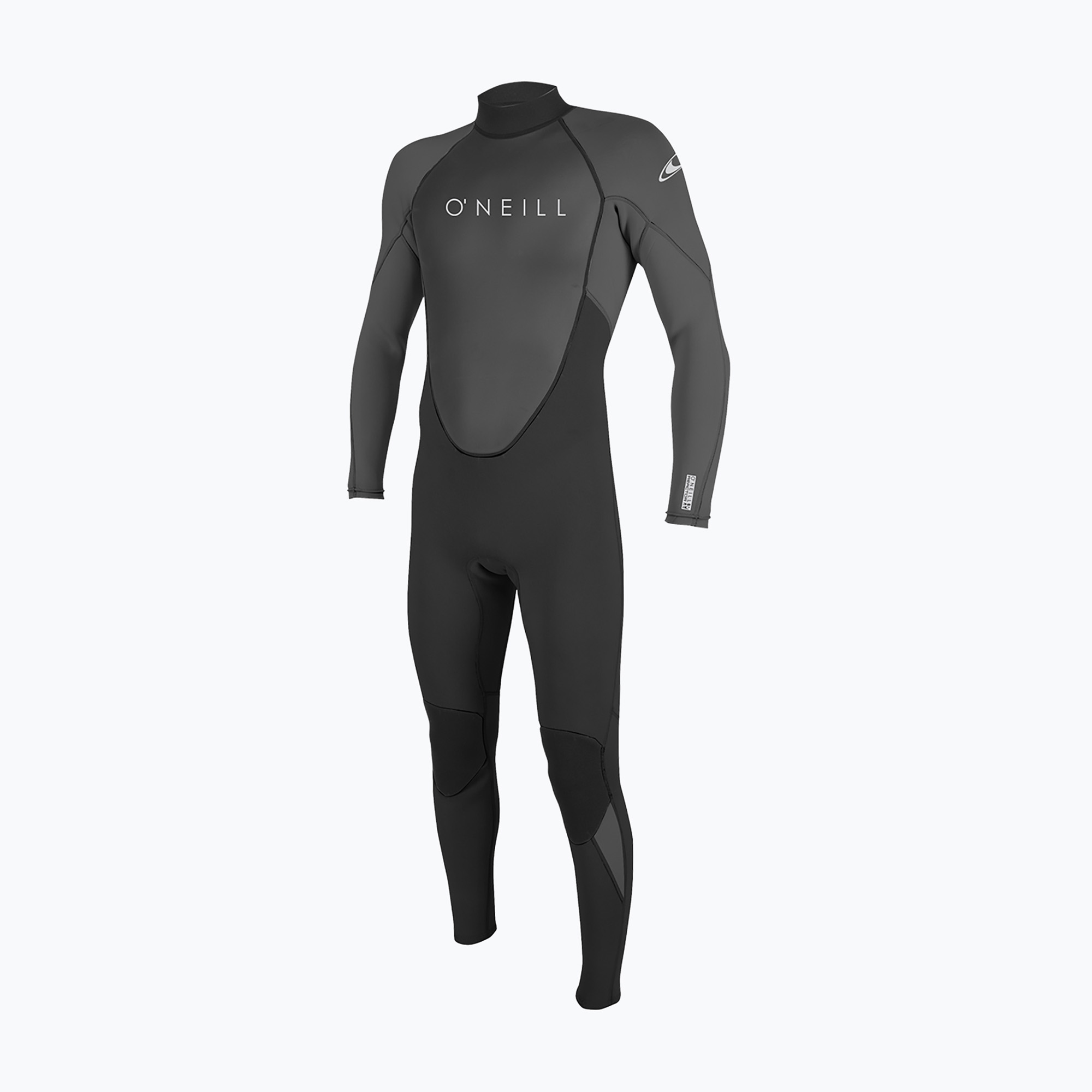 Мъжки неопреннов костюм за плуване O'Neill Reactor-2 3/2 mm Back Zip Full black/graphite