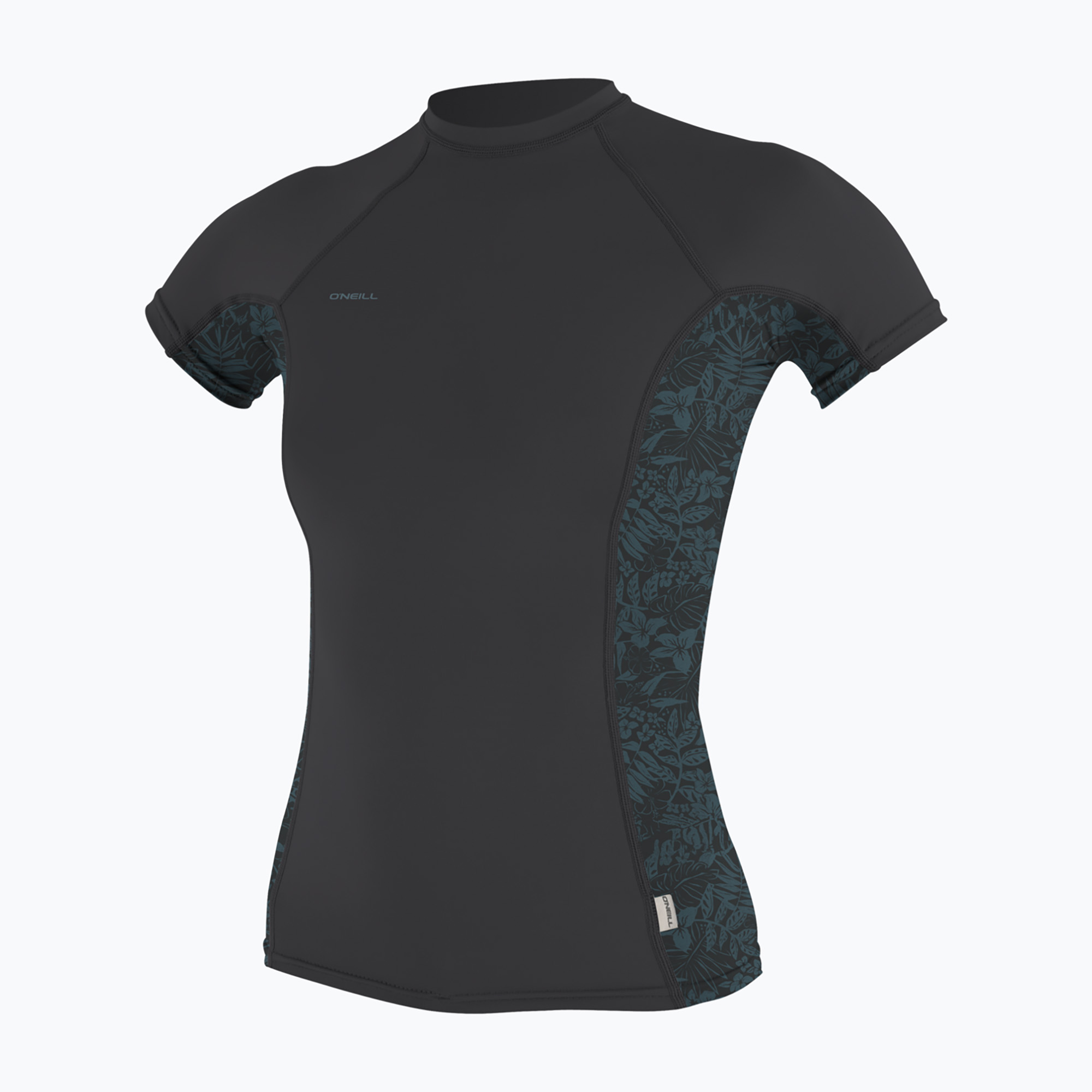 Koszulka do pływania damska O'Neill Hyperfreak Skins Rash Guard tempered steel/shaded island sky 
