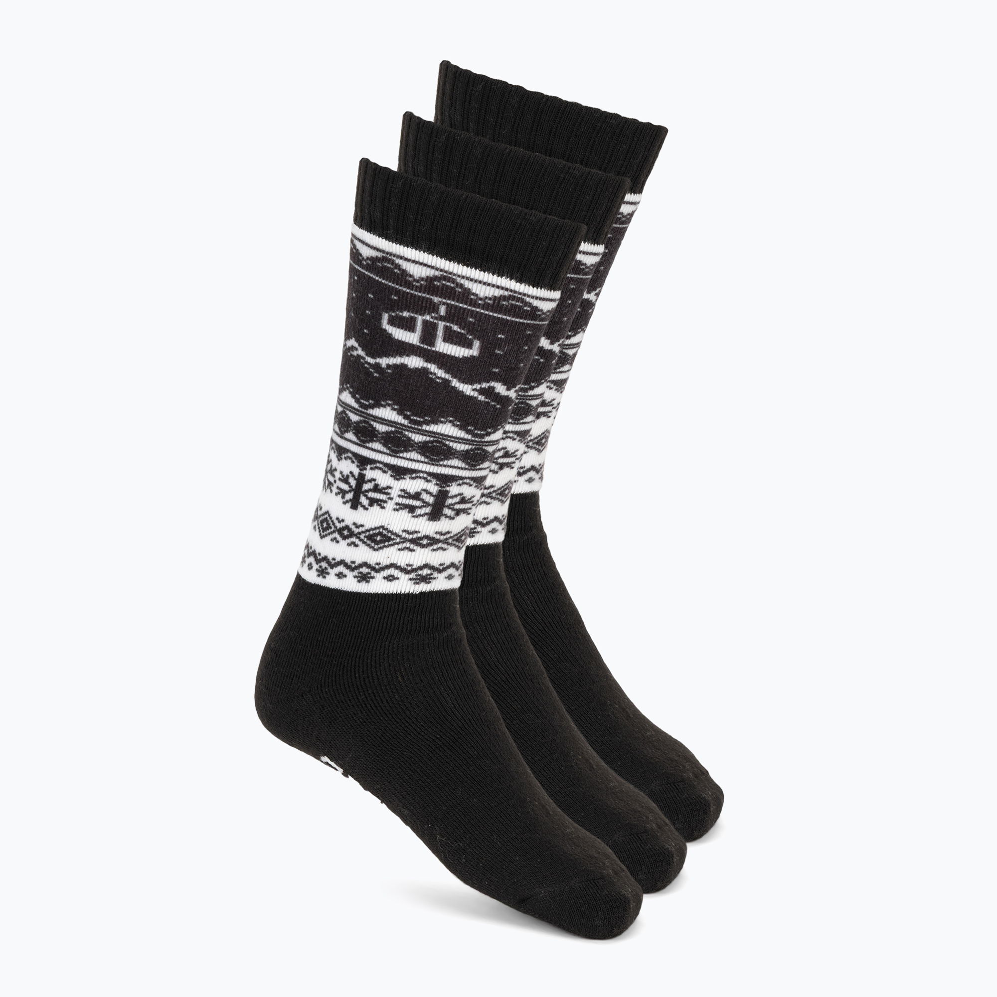 Скиорски чорапи Surfanic Pro Tech 3-pak Fairisle black