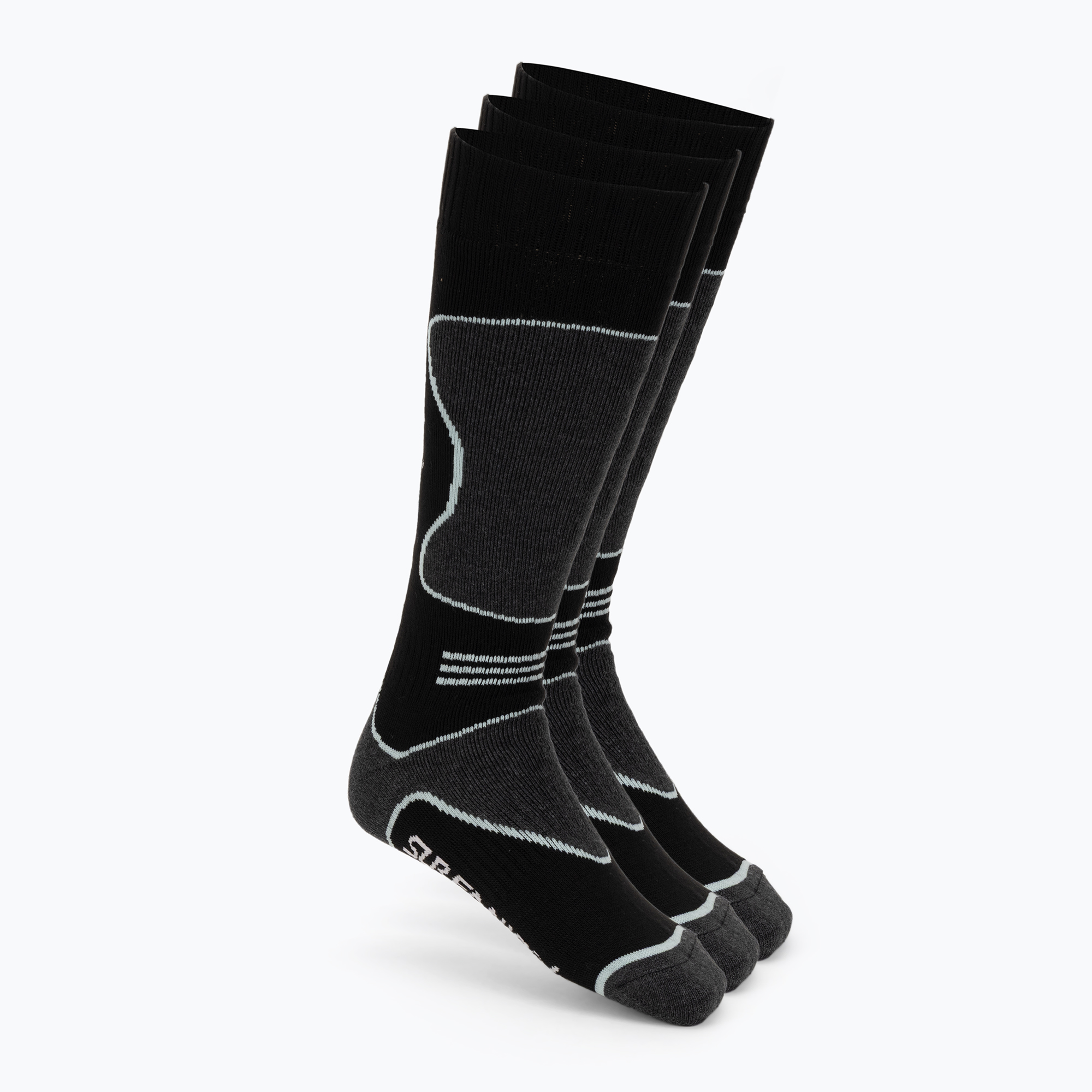 Șosete de schi pentru femei Surfanic Pro Tech Plus 3Pk Sock black