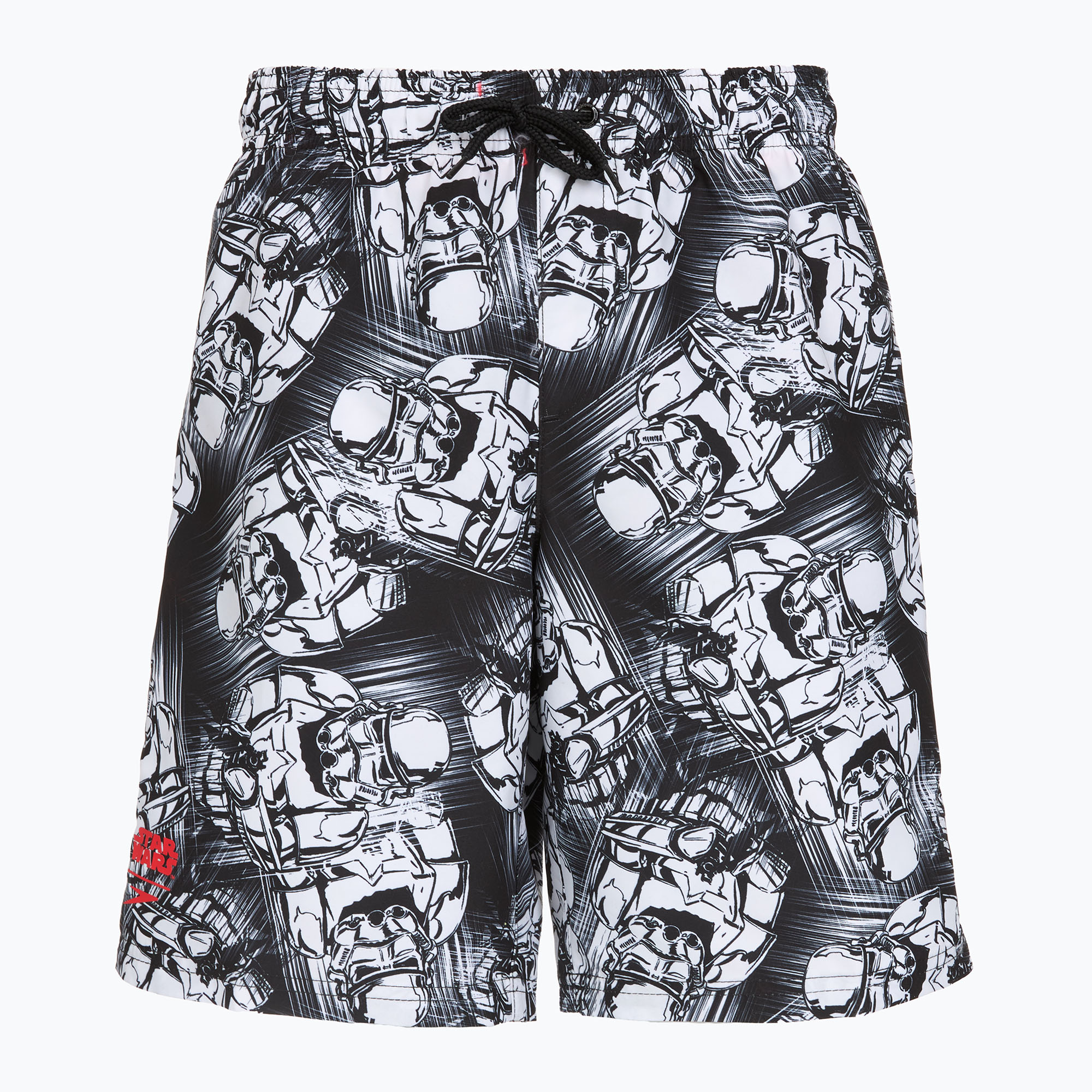 Speedo Print Leisure 17" pantaloncini da bagno bianchi/neri per bambini (152 cm) (Print Leisure 17" 8-07857C630)
