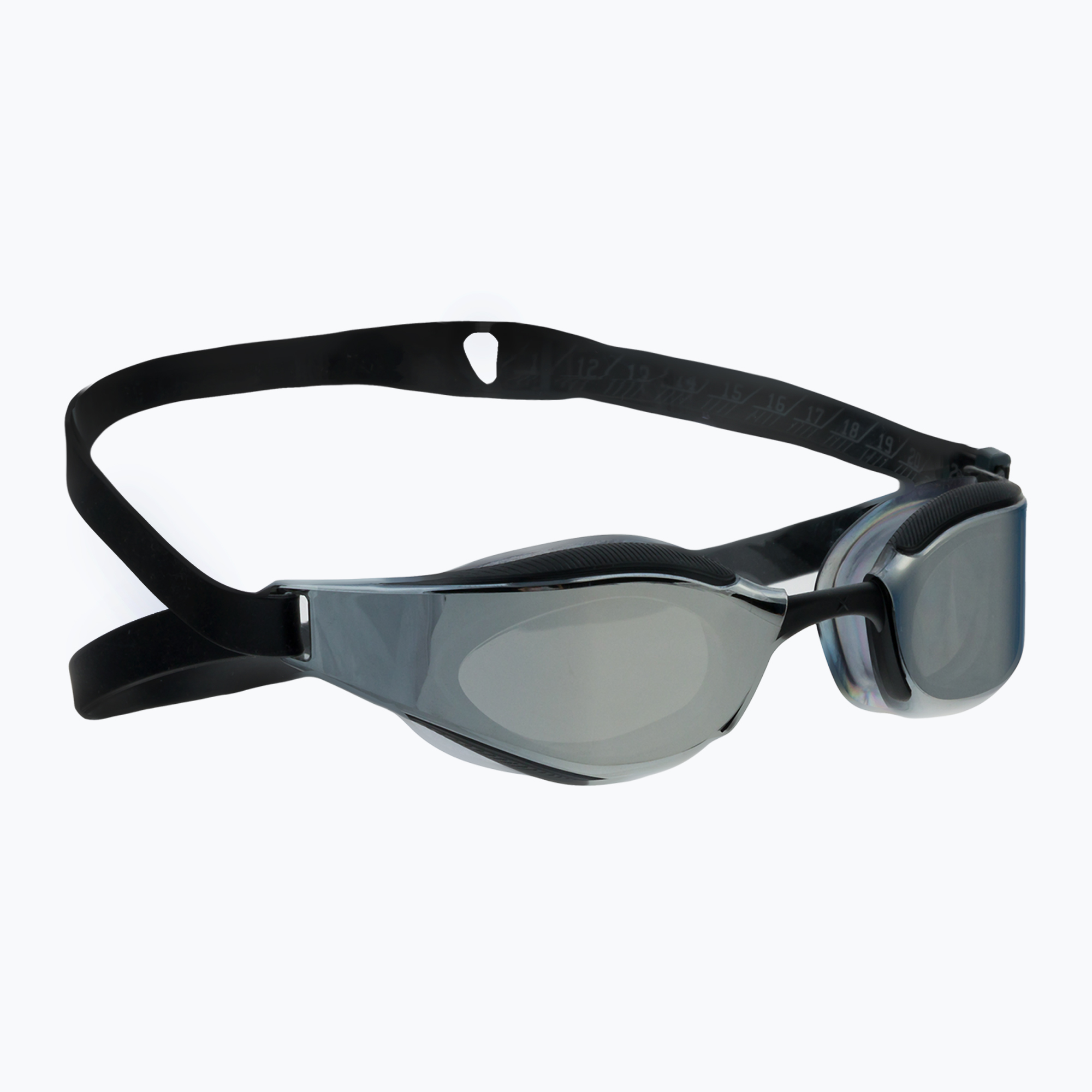 Okulary do pływania Speedo Fastskin Hyper Elite Mirror black/oxid grey/chrome 