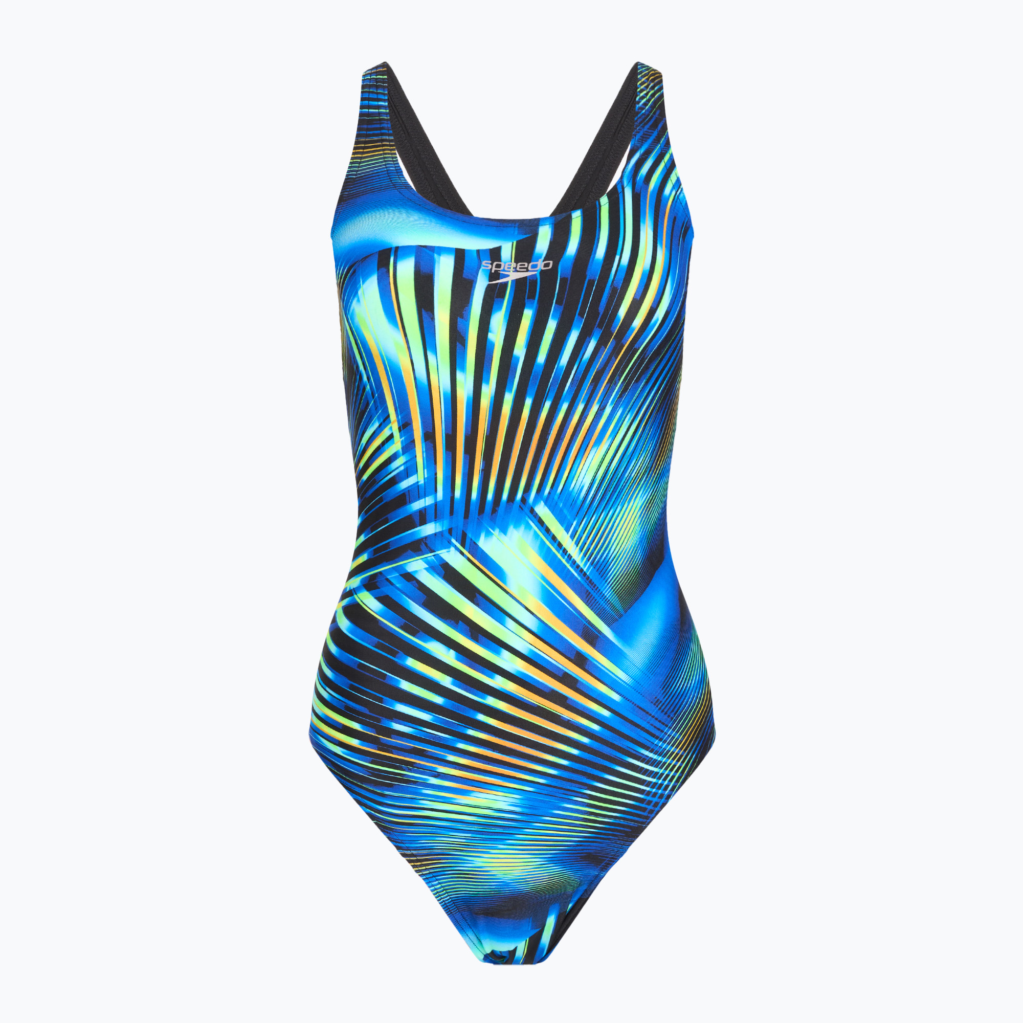 Costume intero Speedo Printed Medalist donna nero/blu (34) (Printed Medalist 8-12199G427)