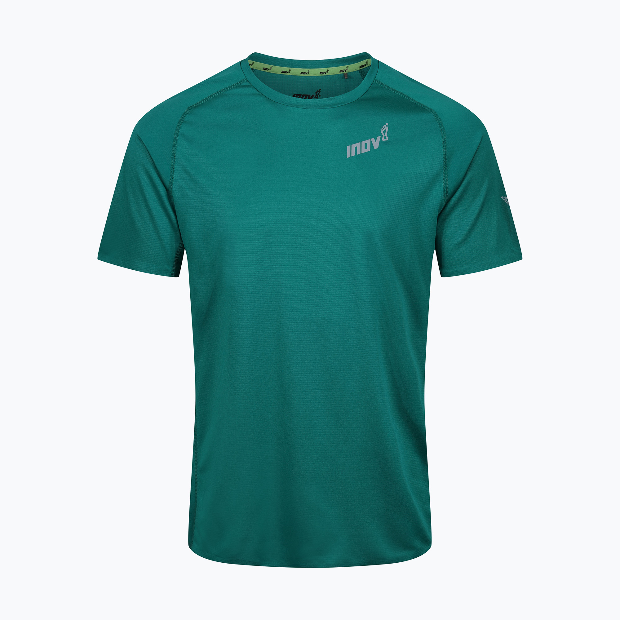Koszulka do biegania męska Inov-8 Base Elite SS dark green 