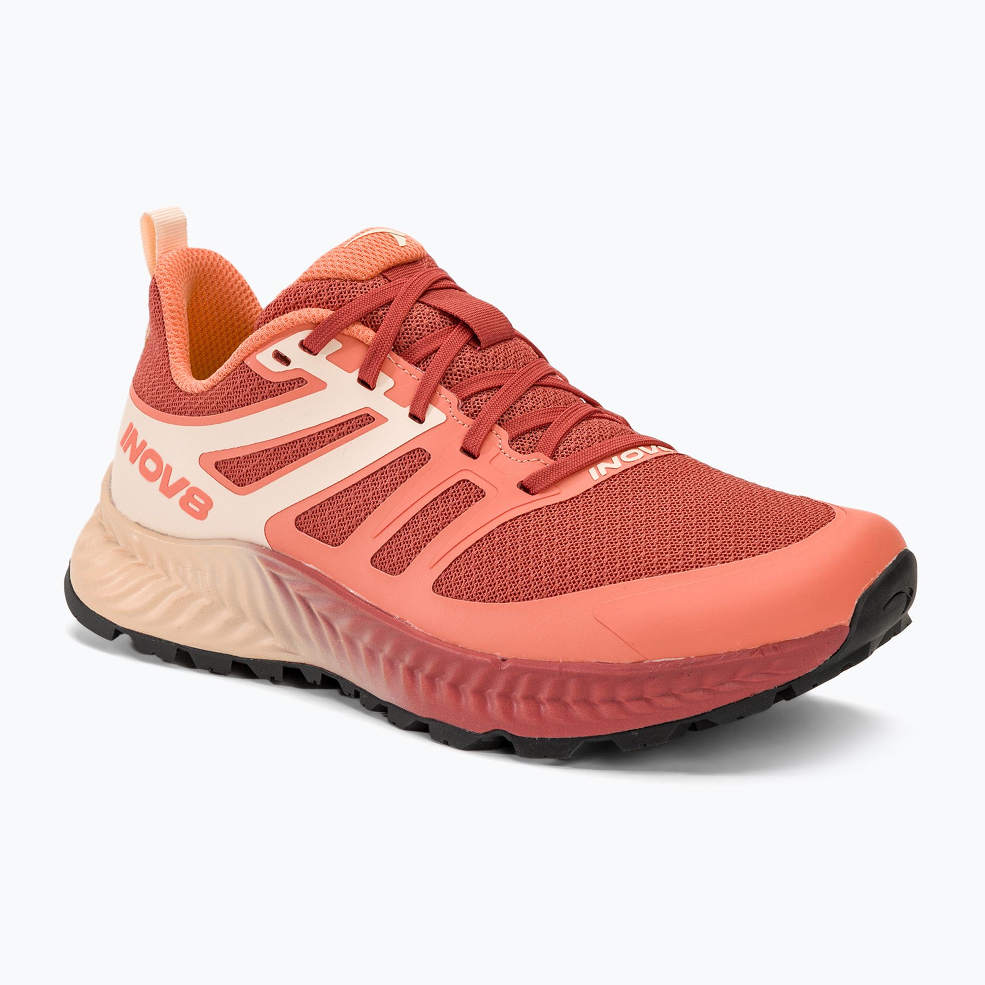 Buty do biegania damskie Inov-8 Trailfly dusty rose/pale pink 