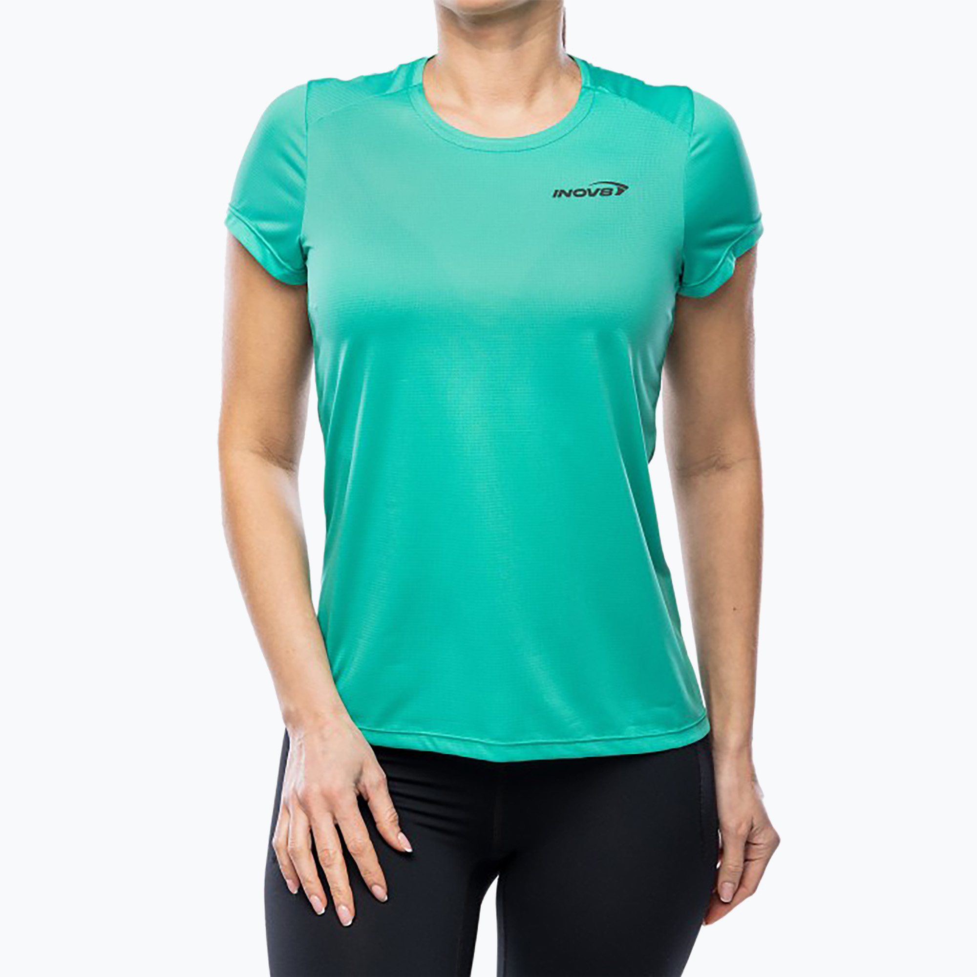 Koszulka do biegania damska Inov-8 Performance aqua/dark aqua 