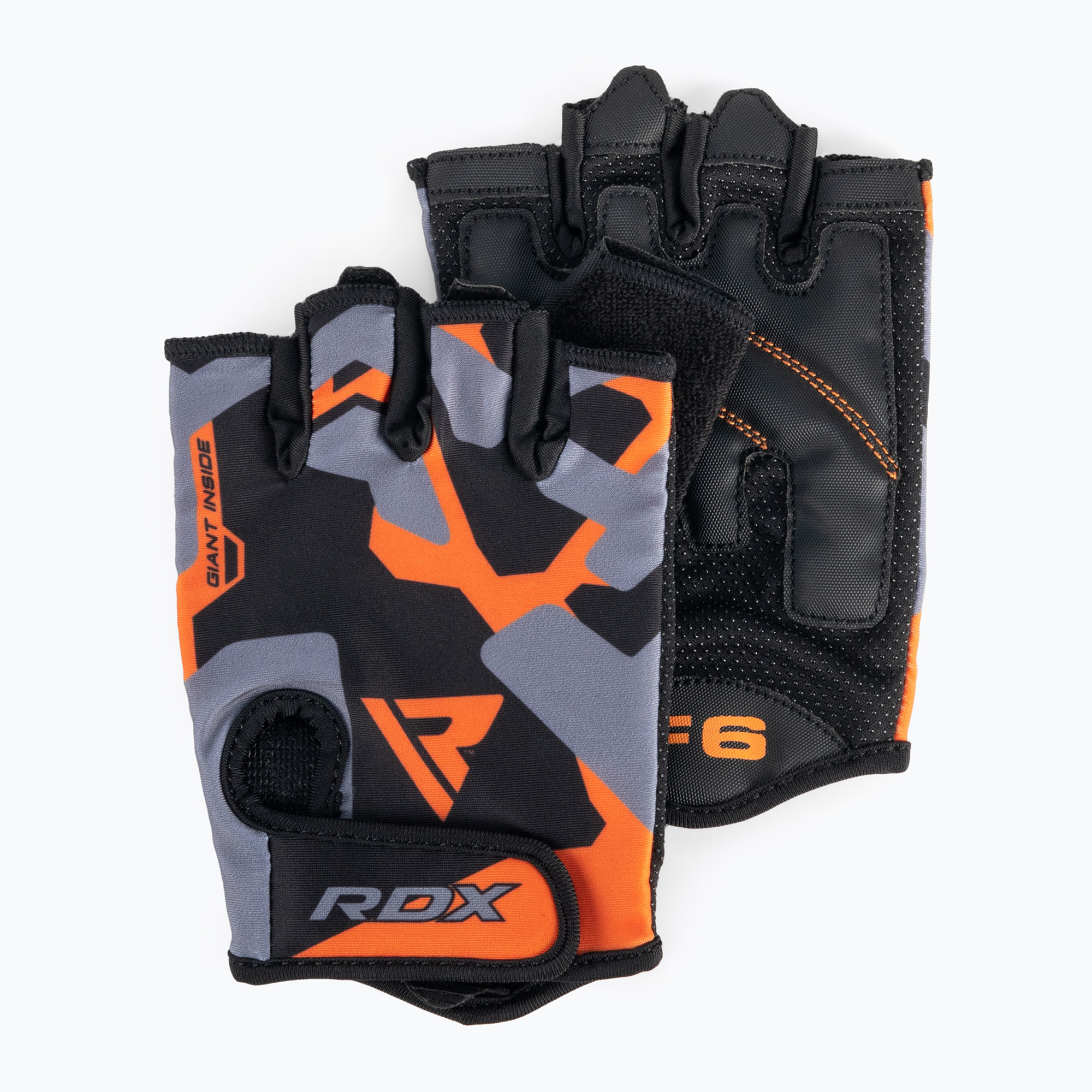 Fitness-Handschuhe RDX Sumblimation F6 schwarz-orange WGS-F6O (Sumblimation F6 WGS-F6O)