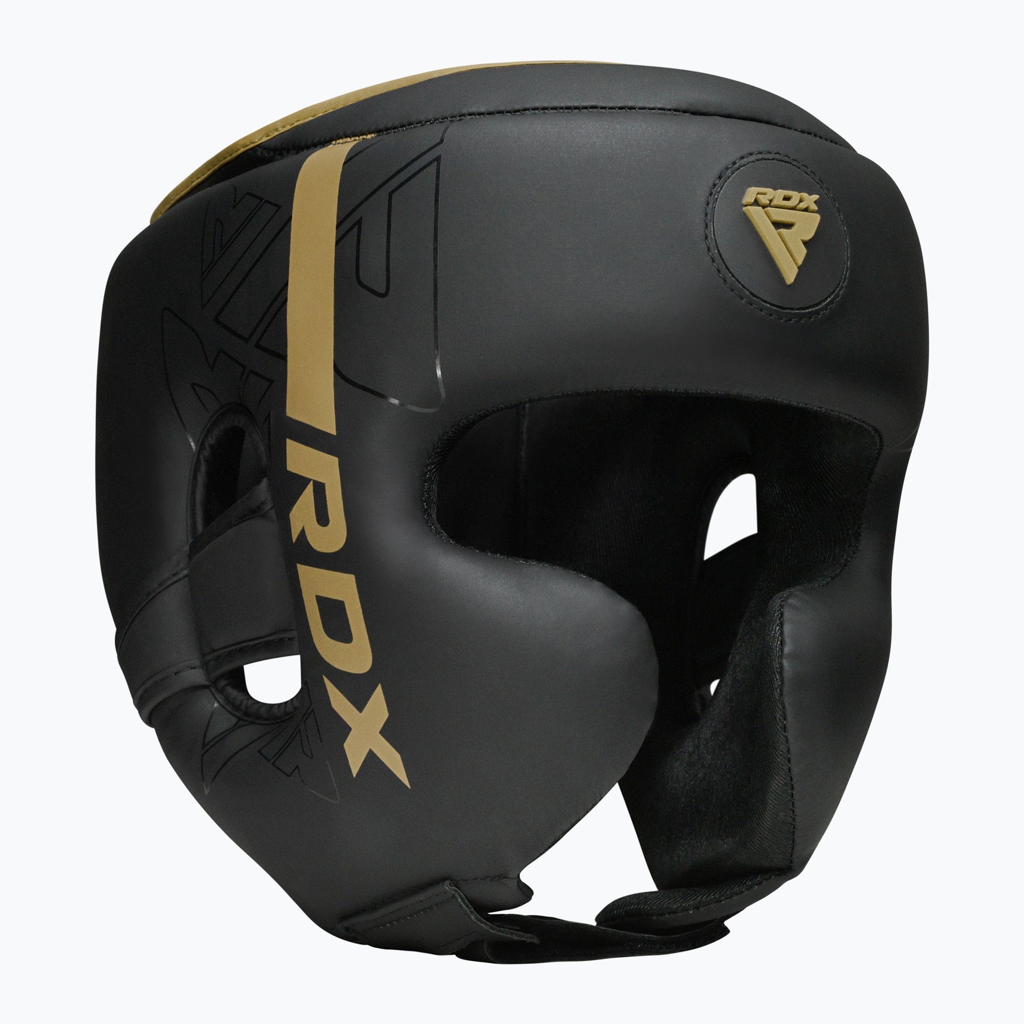 Kask bokserski RDX F6 Kara Head Guard golden 