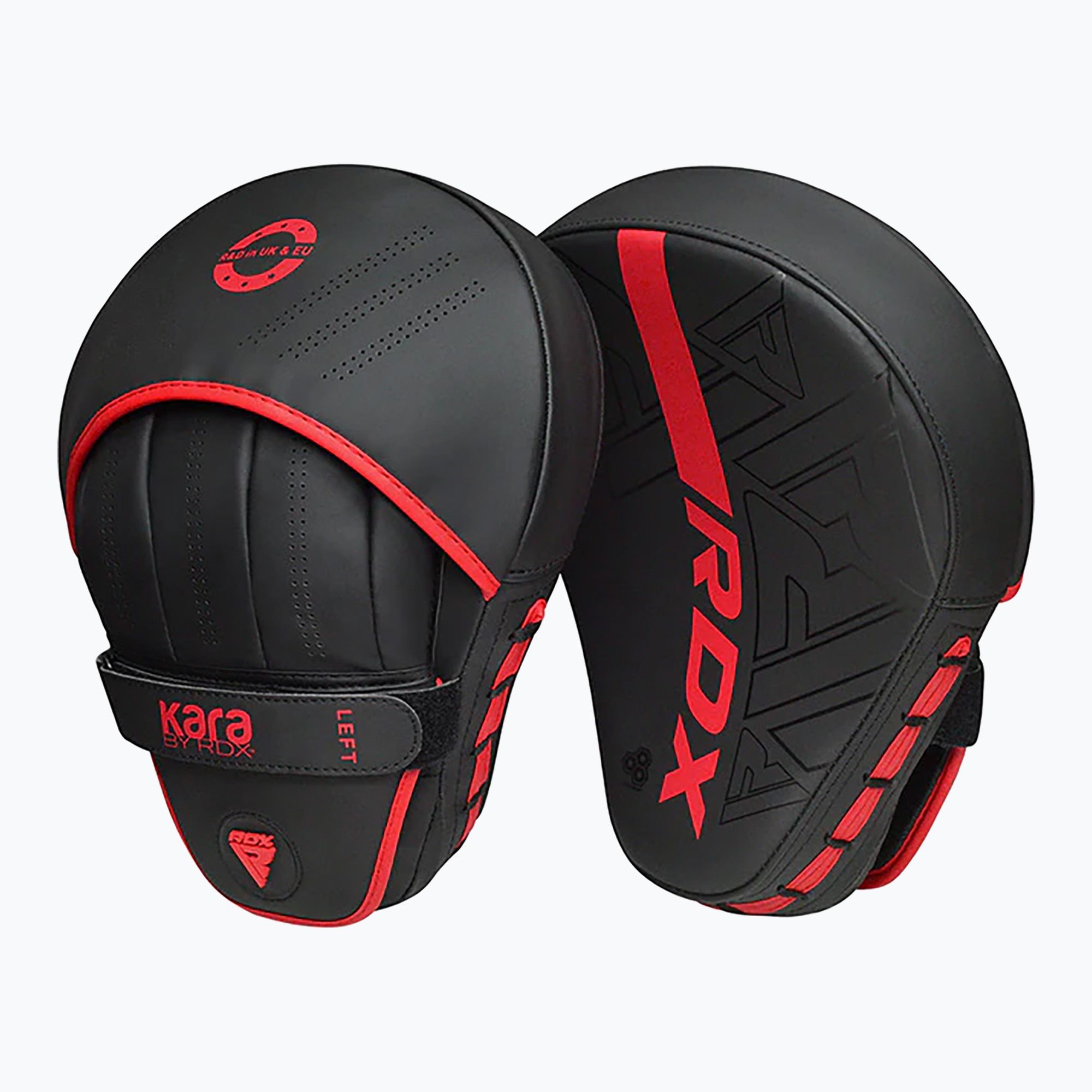 Łapy treningowe RDX Focus Pad F6 matte red 