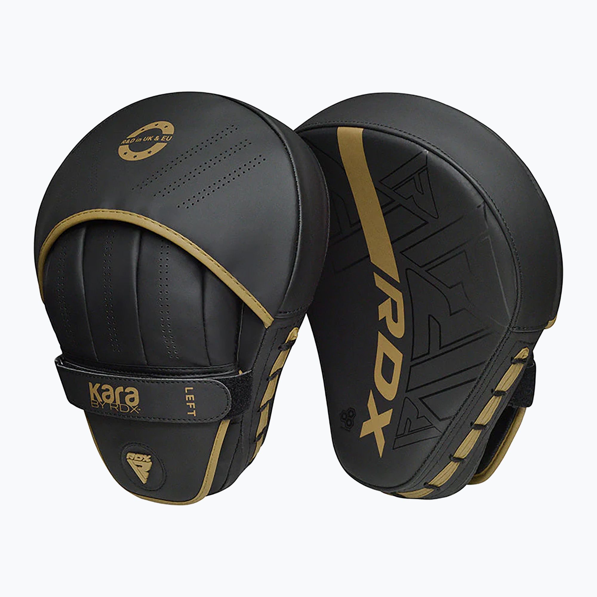Łapy treningowe RDX Focus Pad F6 matte golden 
