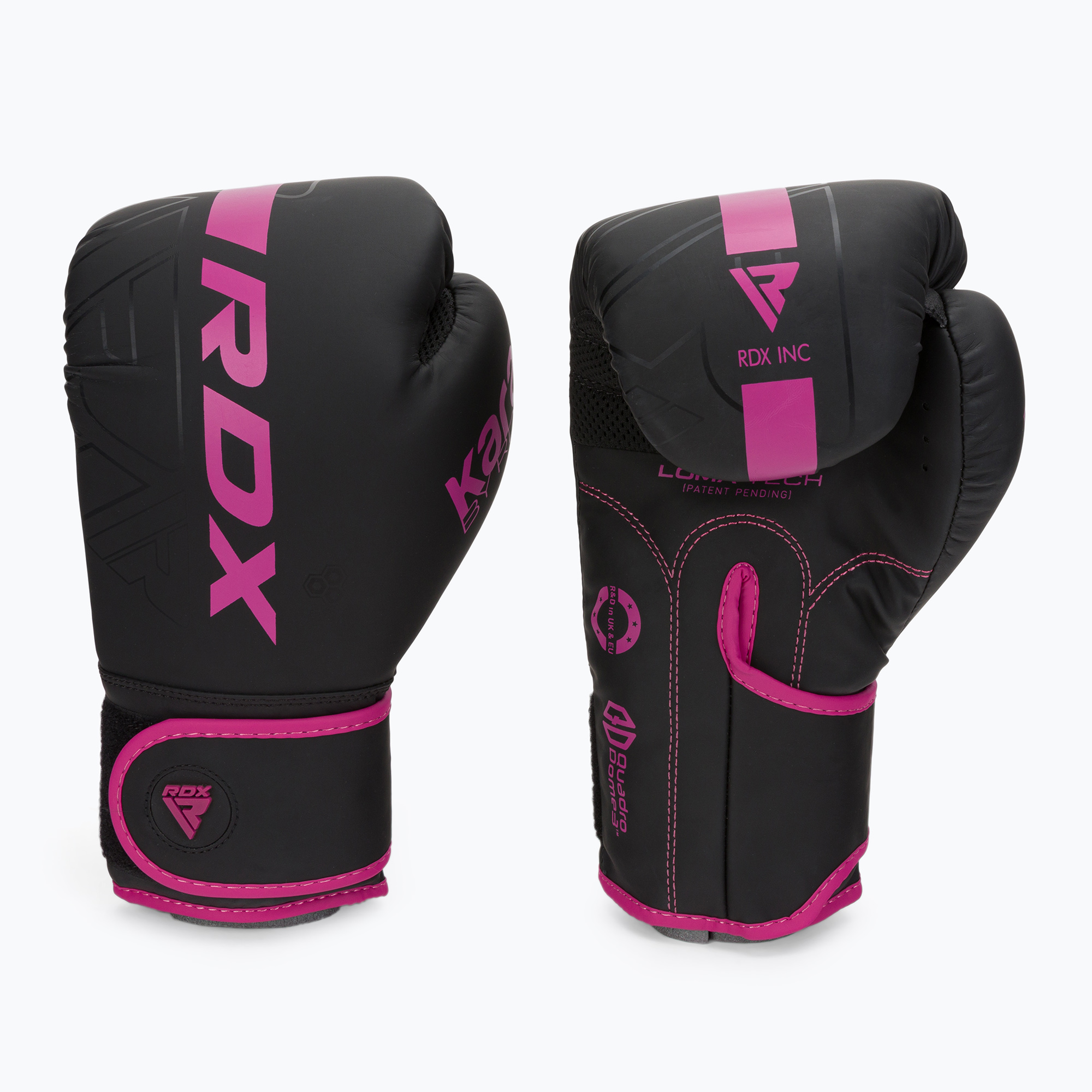 Guanti da boxe RDX F6 rosa opaco (16 oz) (F6 BGR-F6MP)
