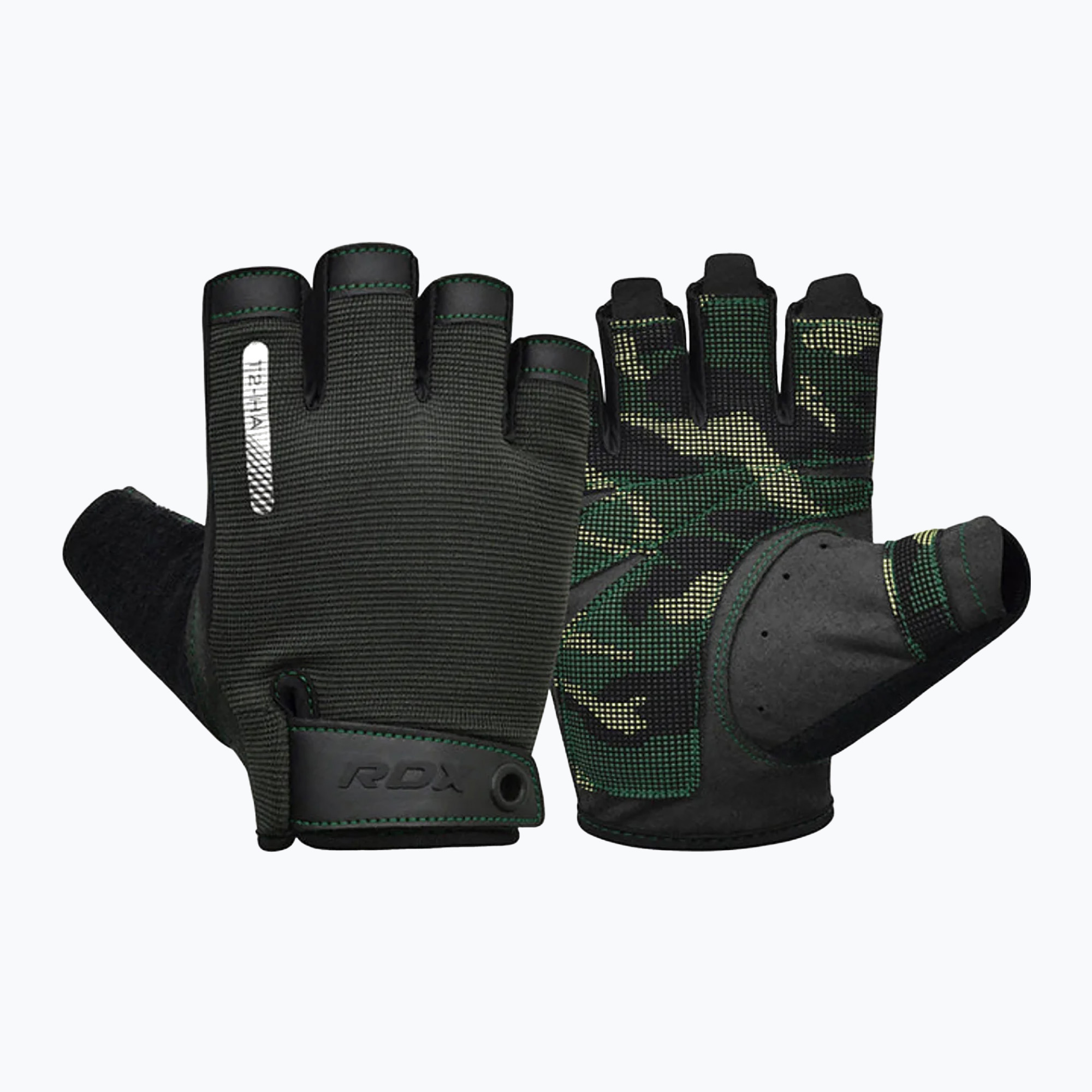 Rękawiczki treningowe RDX T2 Half army green 