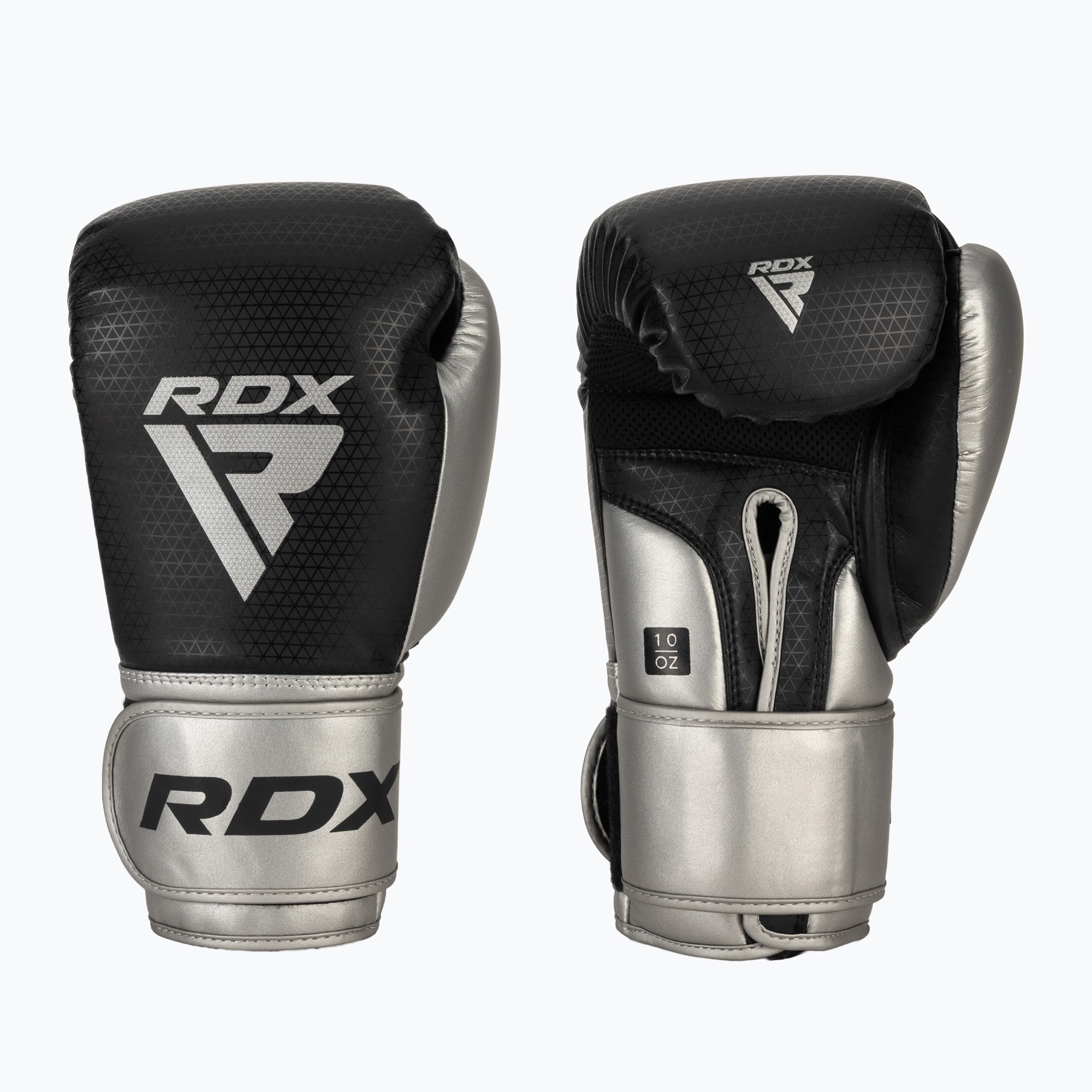 Boxerské rukavice RDX L2 Mark Pro Sparring Boxing Hook & Loop silver