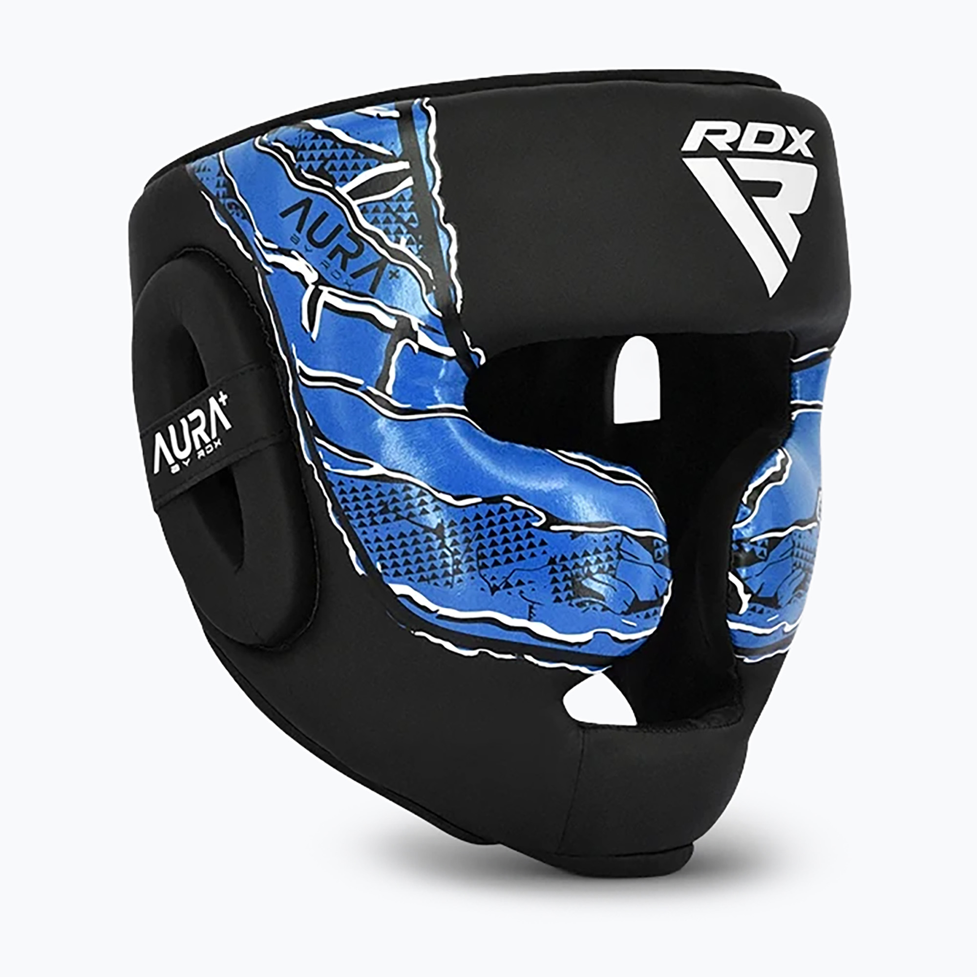 Боксова каска RDX New Aura F17 Head black/blue