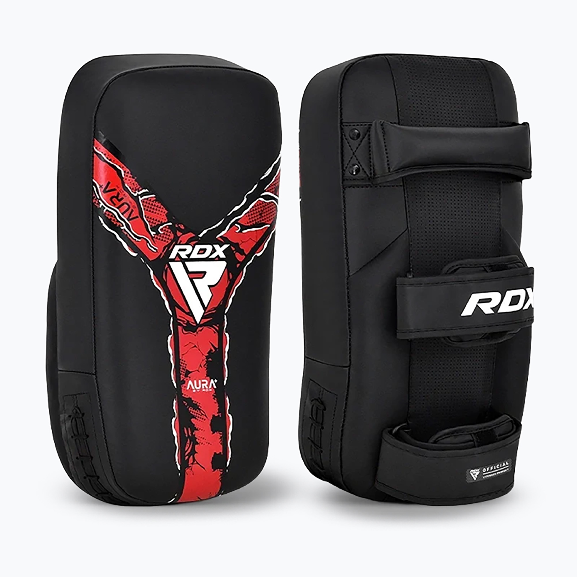 Тренировъчен щит RDX New Aura F17 Arm black/red