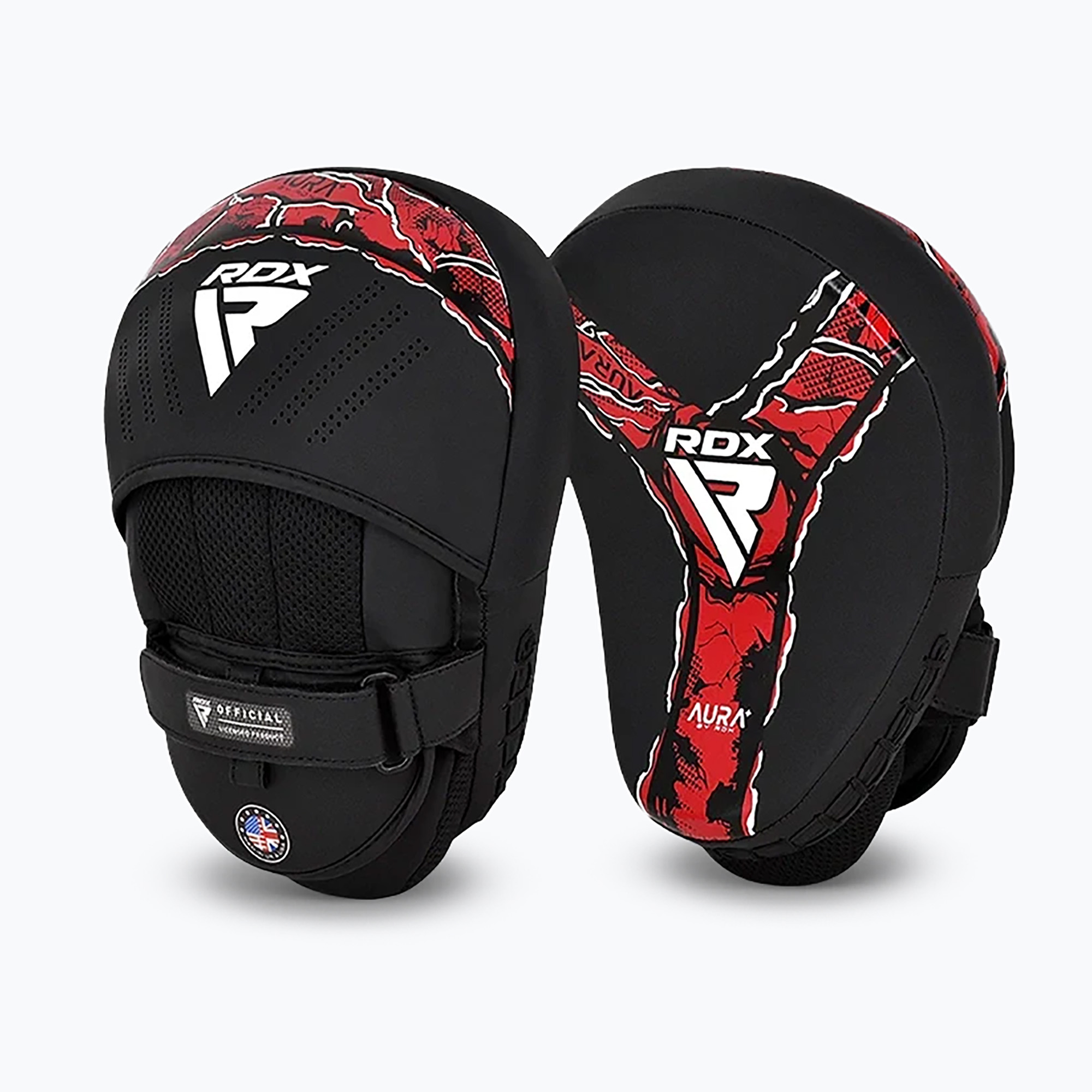 Треньорски лапи за тренировка RDX Focus New Aur F17 black/red