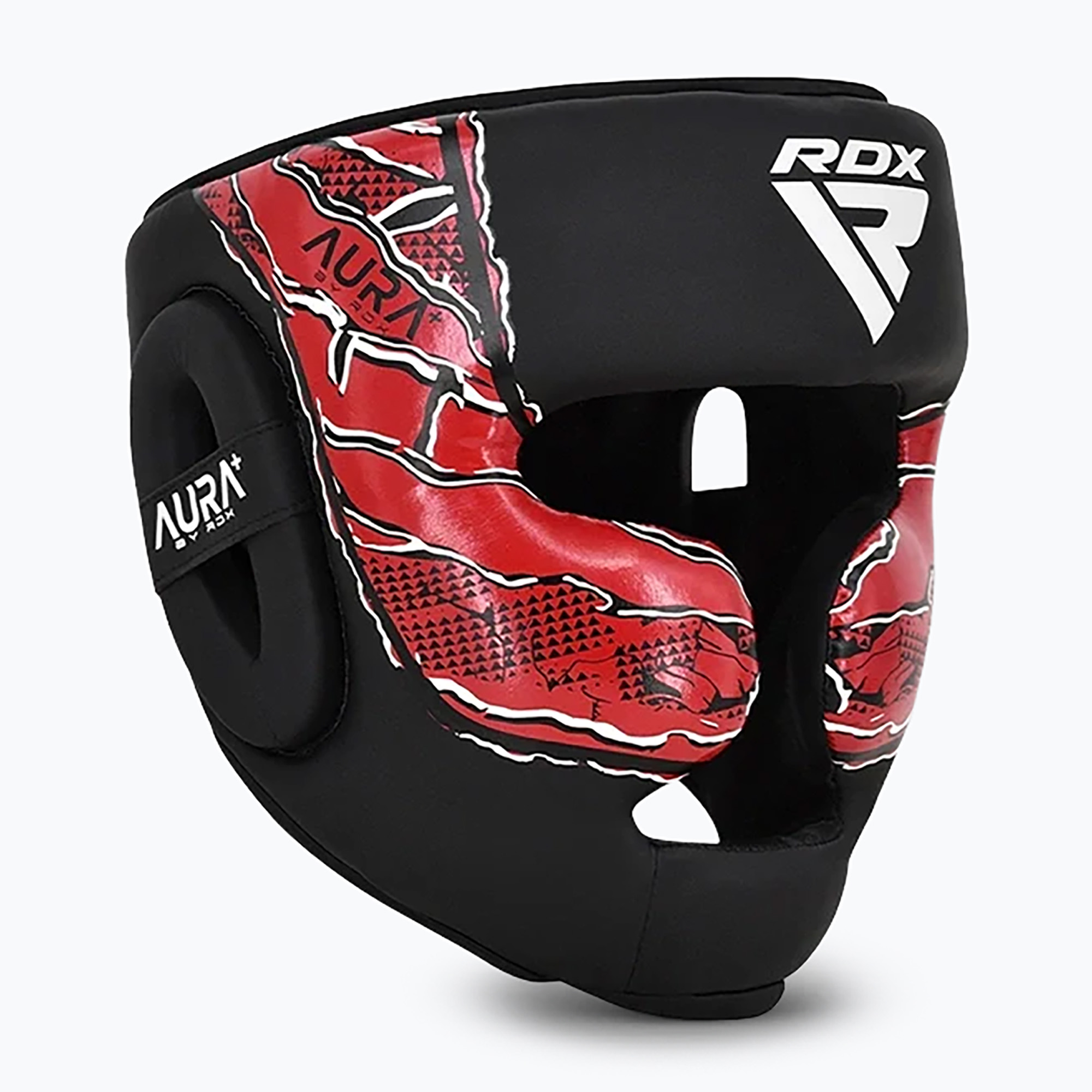 Боксова каска RDX New Aura F17 Head black/red