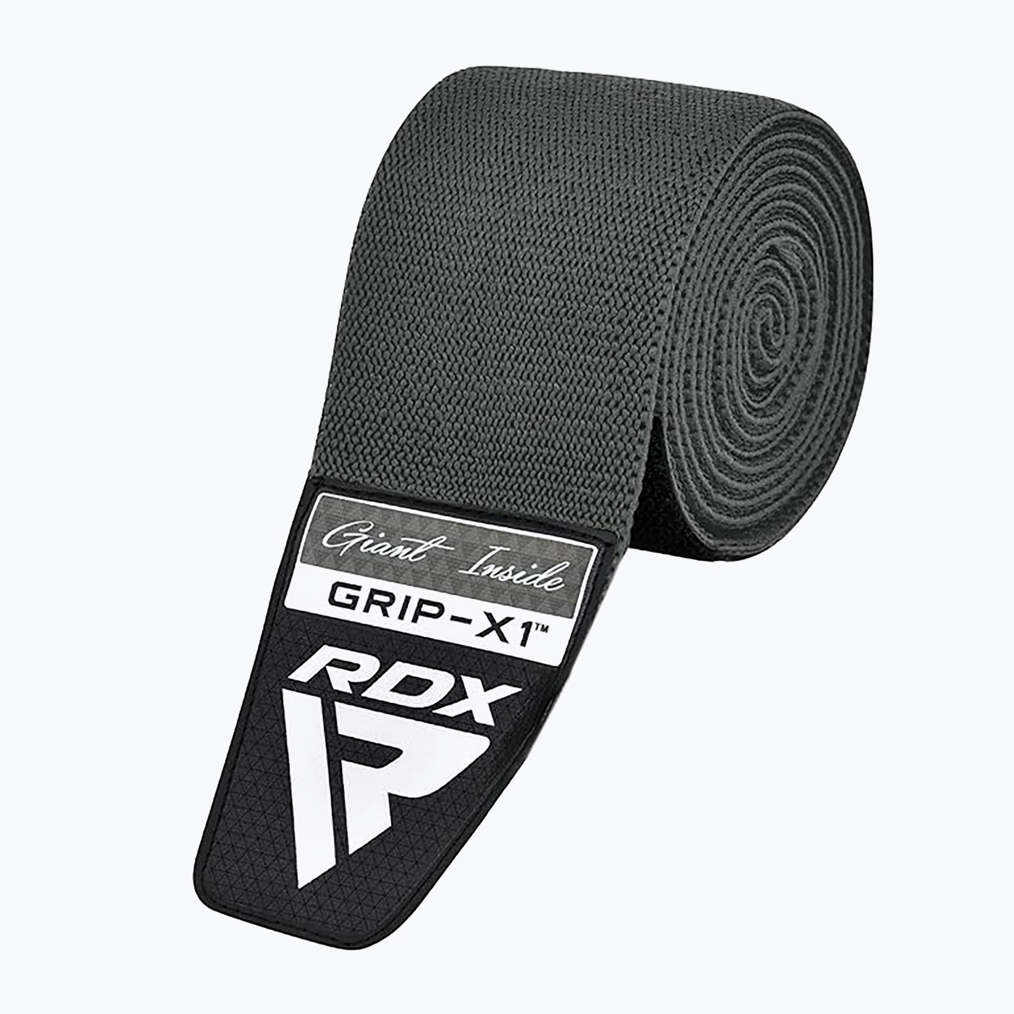 Benzi pentru genunchi RDX Compression Elasticated Knee Wrap grey (Compression Elasticated Knee Wrap WAH-K1G)