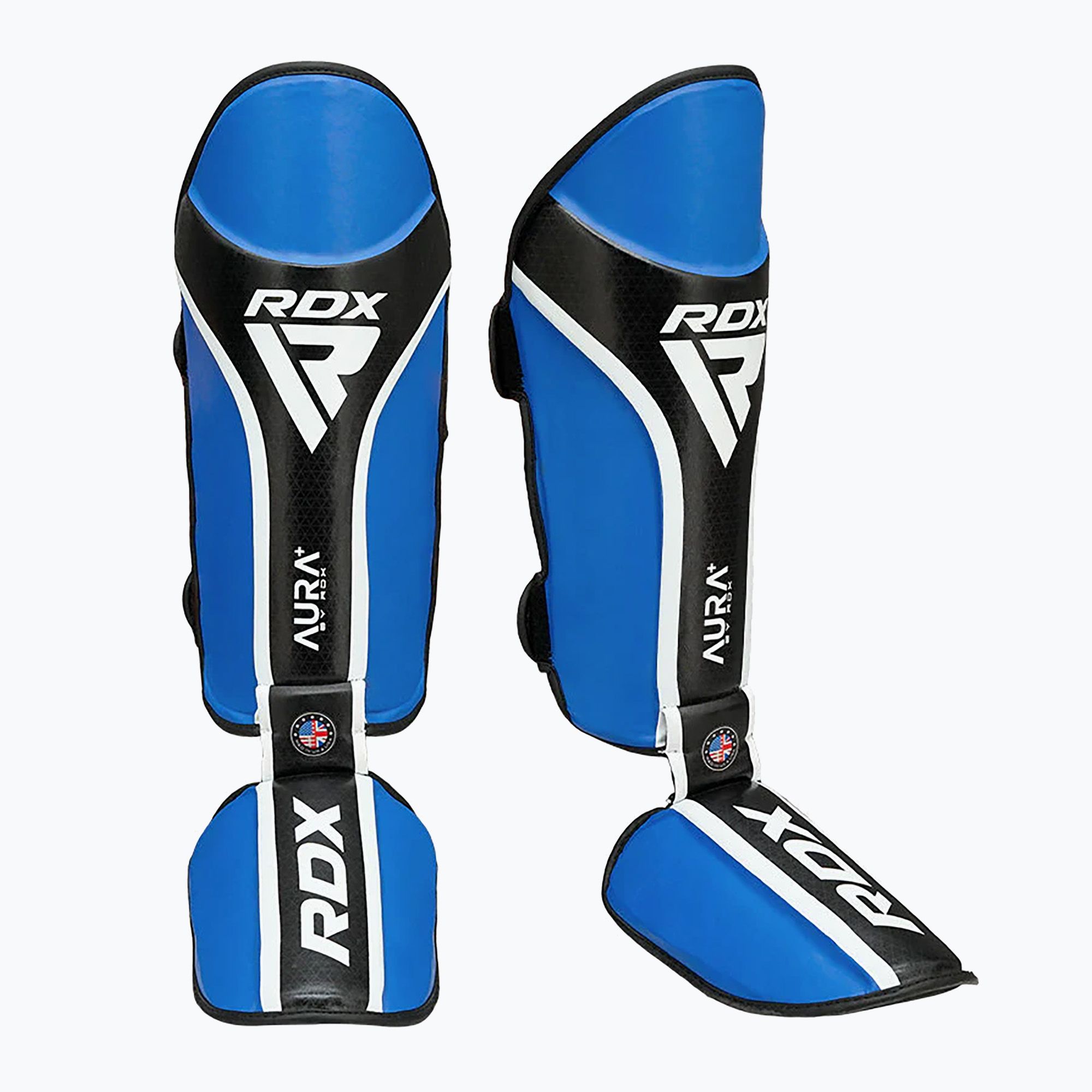 Ochraniacze piszczeli i stóp RDX Shin Instep Aura Plus T-17 blue 