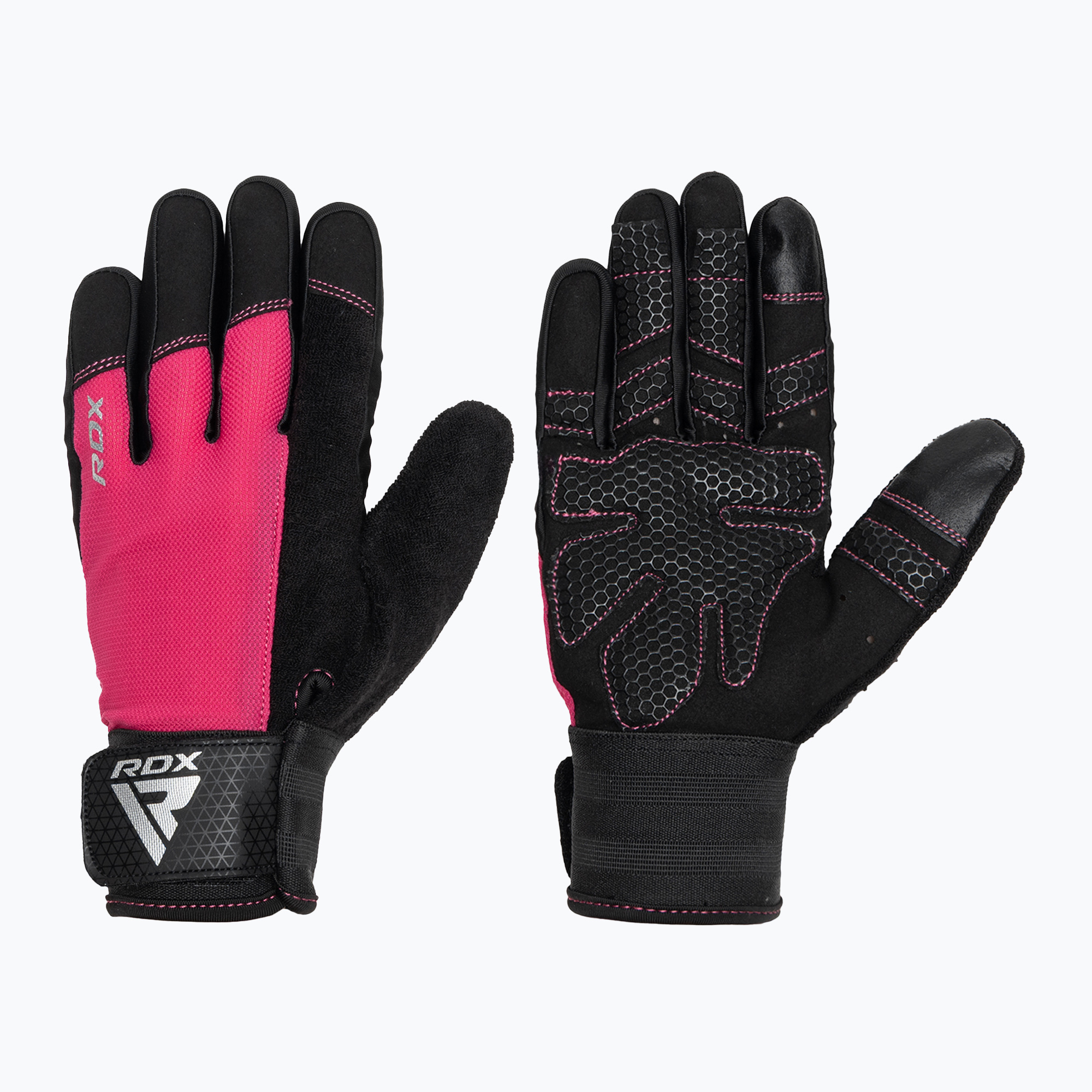Тренировъчни ръкавици RDX W1F Full Finger pink