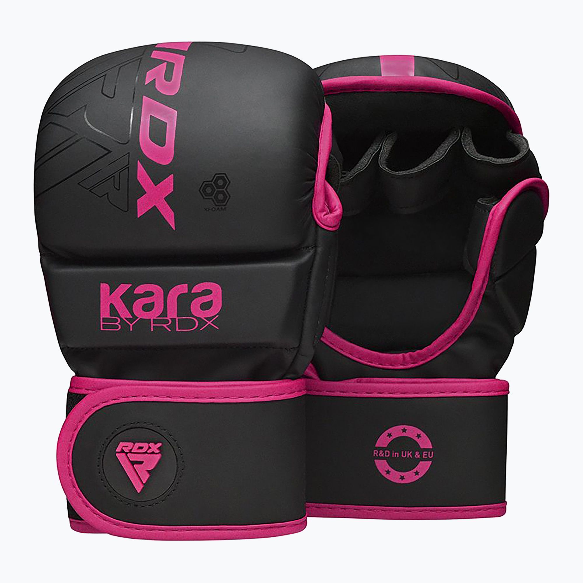 Rękawice grapplingowe RDX F6 Shooter Grappling pink 