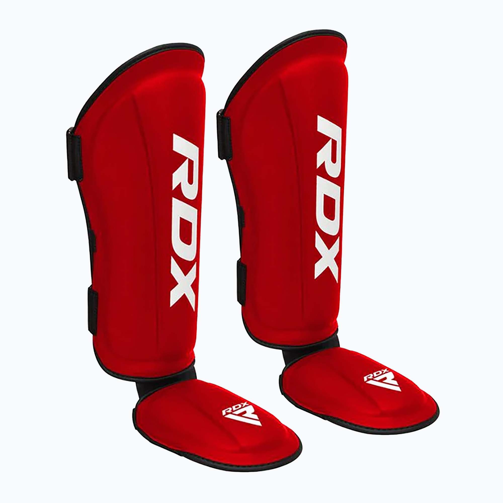 Ochraniacze piszczeli i stóp RDX T1 Shin Instep Molded King red/white 