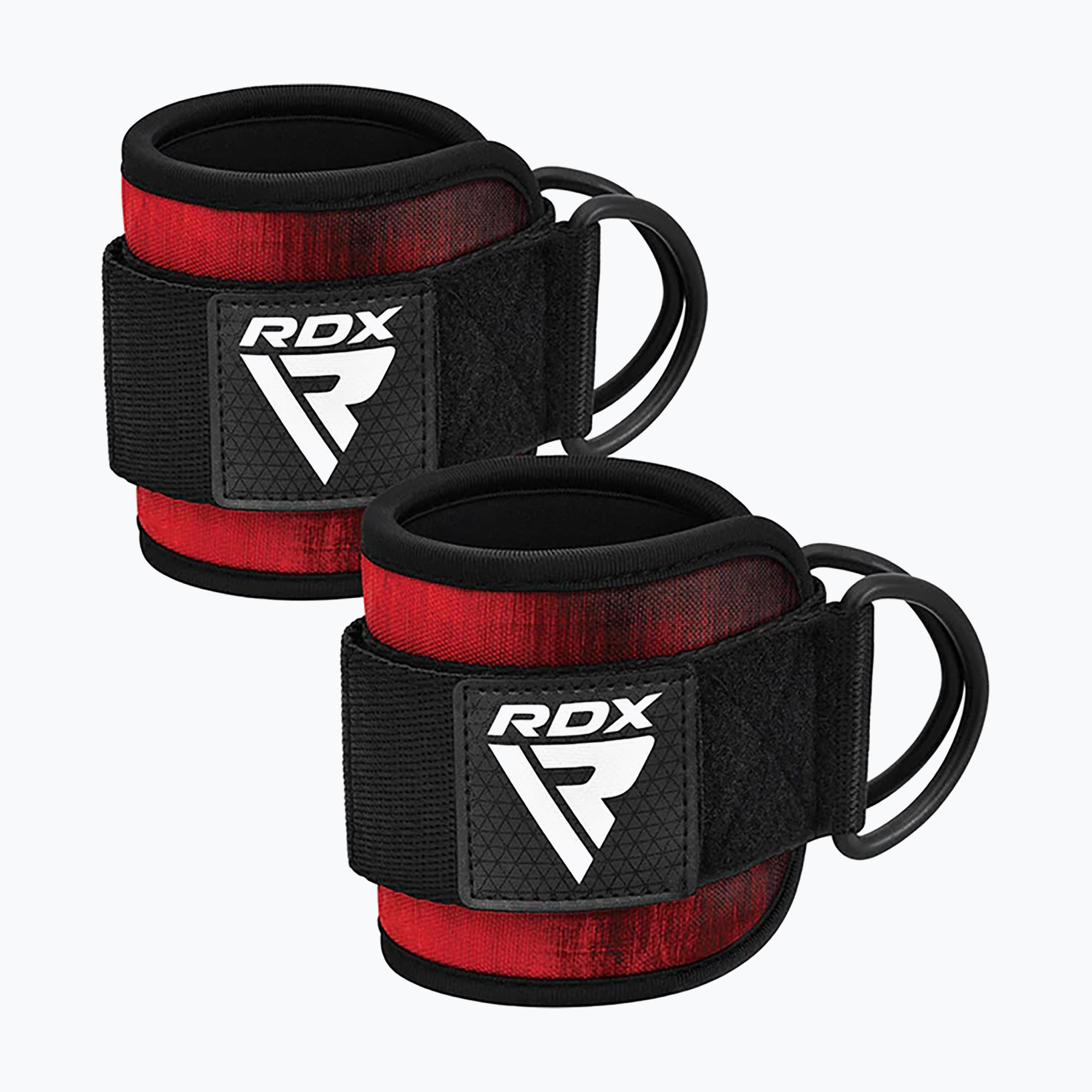 Каишки с кука за глезена RDX A4 Ankle Straps For Gym Cable Machine  red