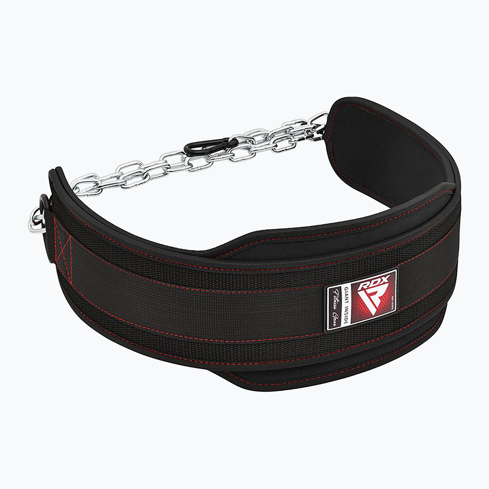 Pas do podnoszenia ciężarów RDX Pro Dipping Belt 2 Layer black 