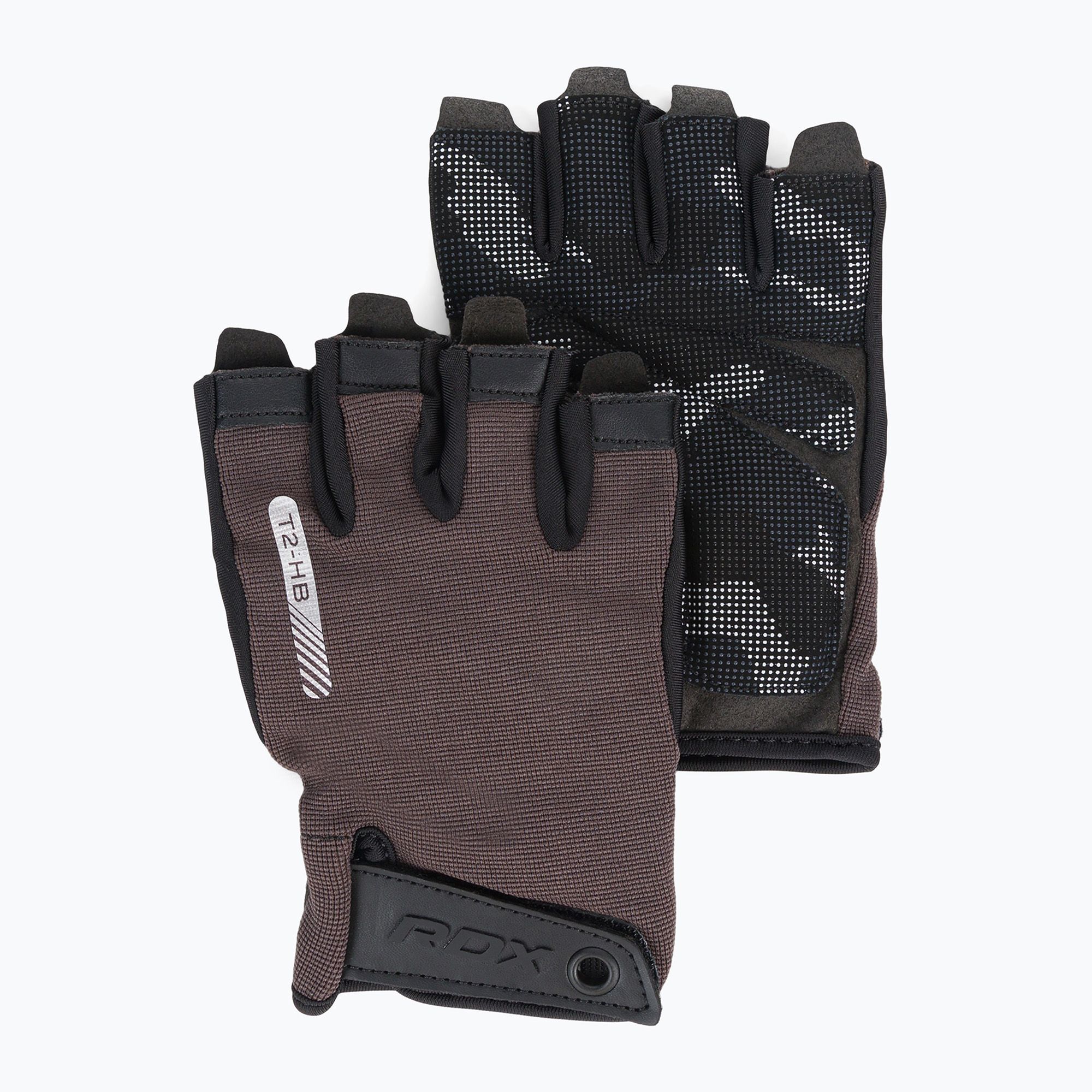 Guanti da allenamento RDX T2 Half neri (M) (T2 Half WGA-T2HB)