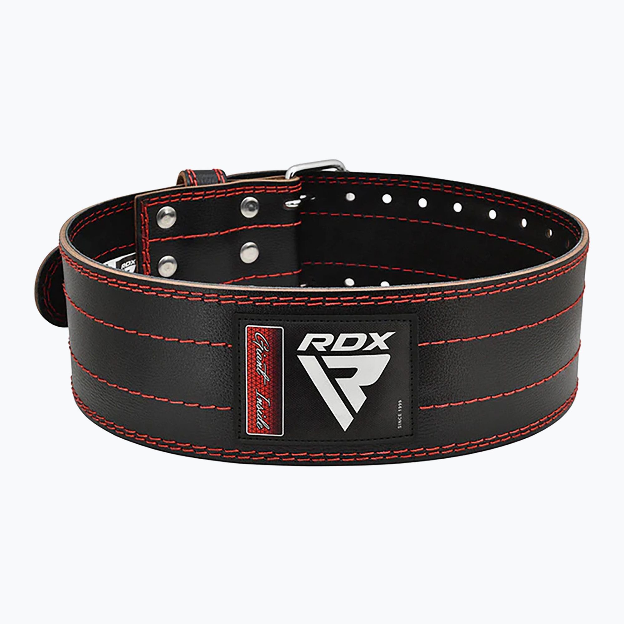 Pas do podnoszenia ciężarów RDX RD1 Weight Lifiting Power red 