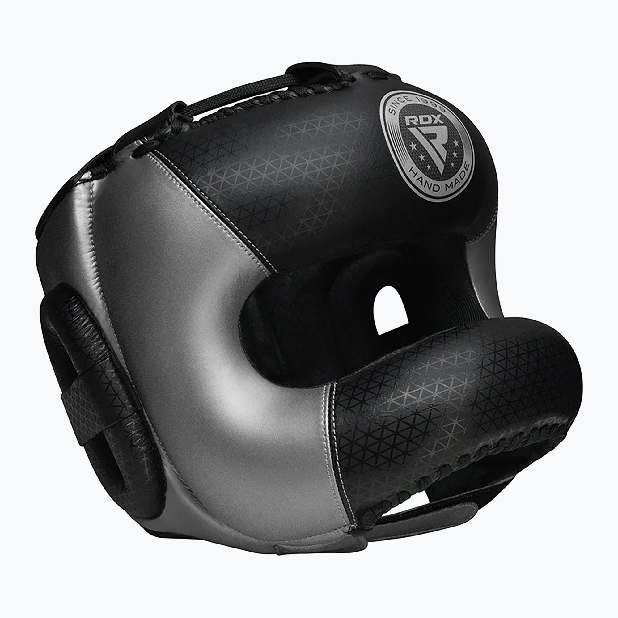 Kask bokserski RDX L2 Mark Pro Head Guard With Nose Protection Bar silver 